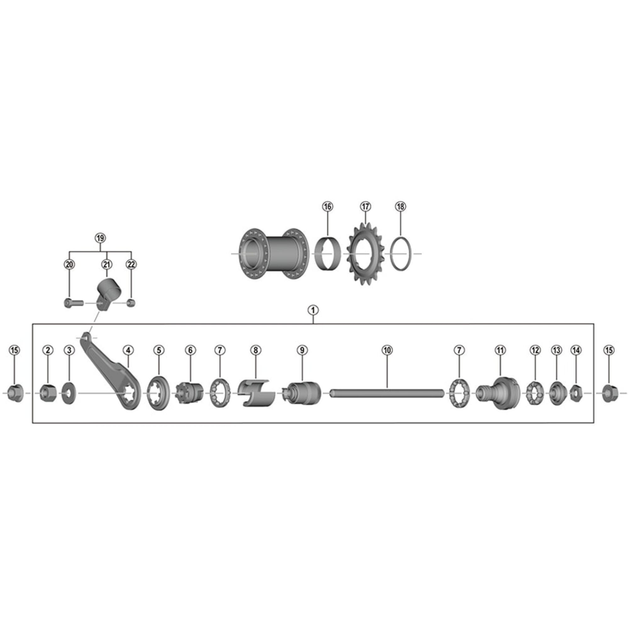 Shimano Spares E110 Driver