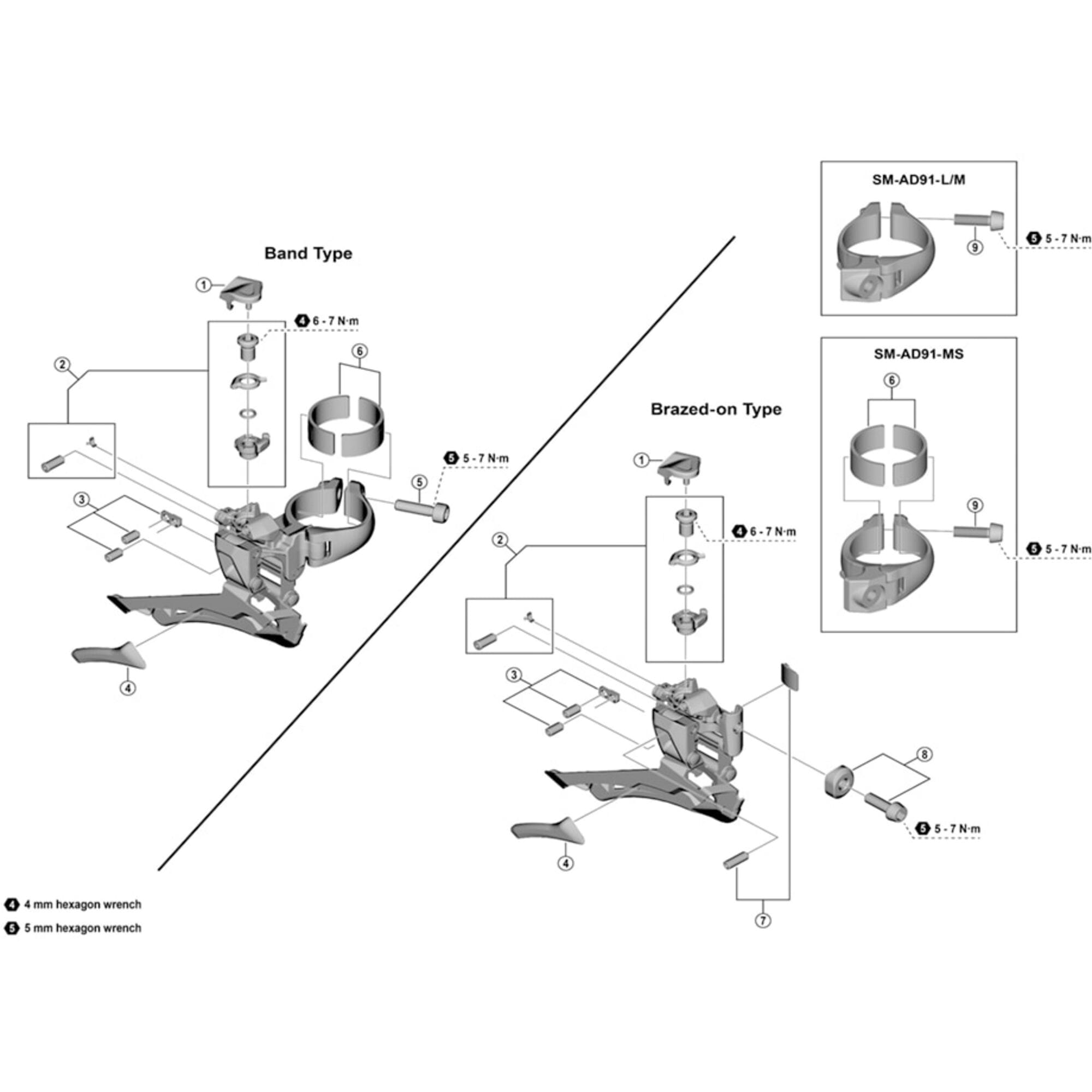Shimano Spares 5801 cable fixing and adjusting bolt unit