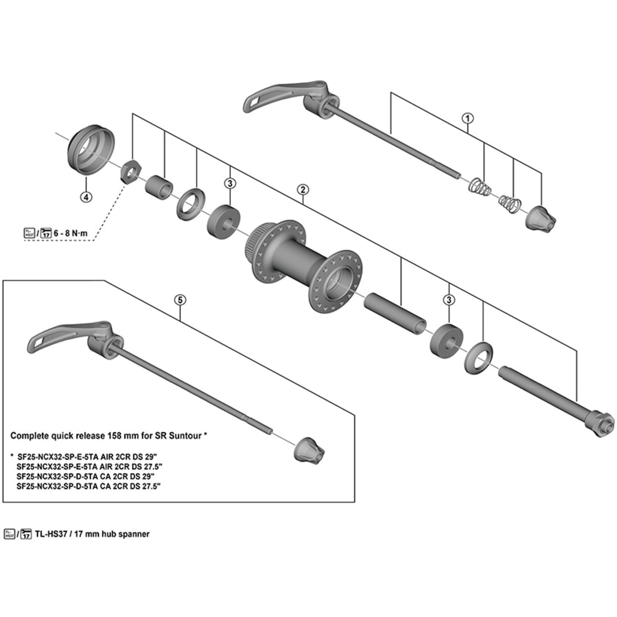Shimano Spares QC300 rotor mount cover