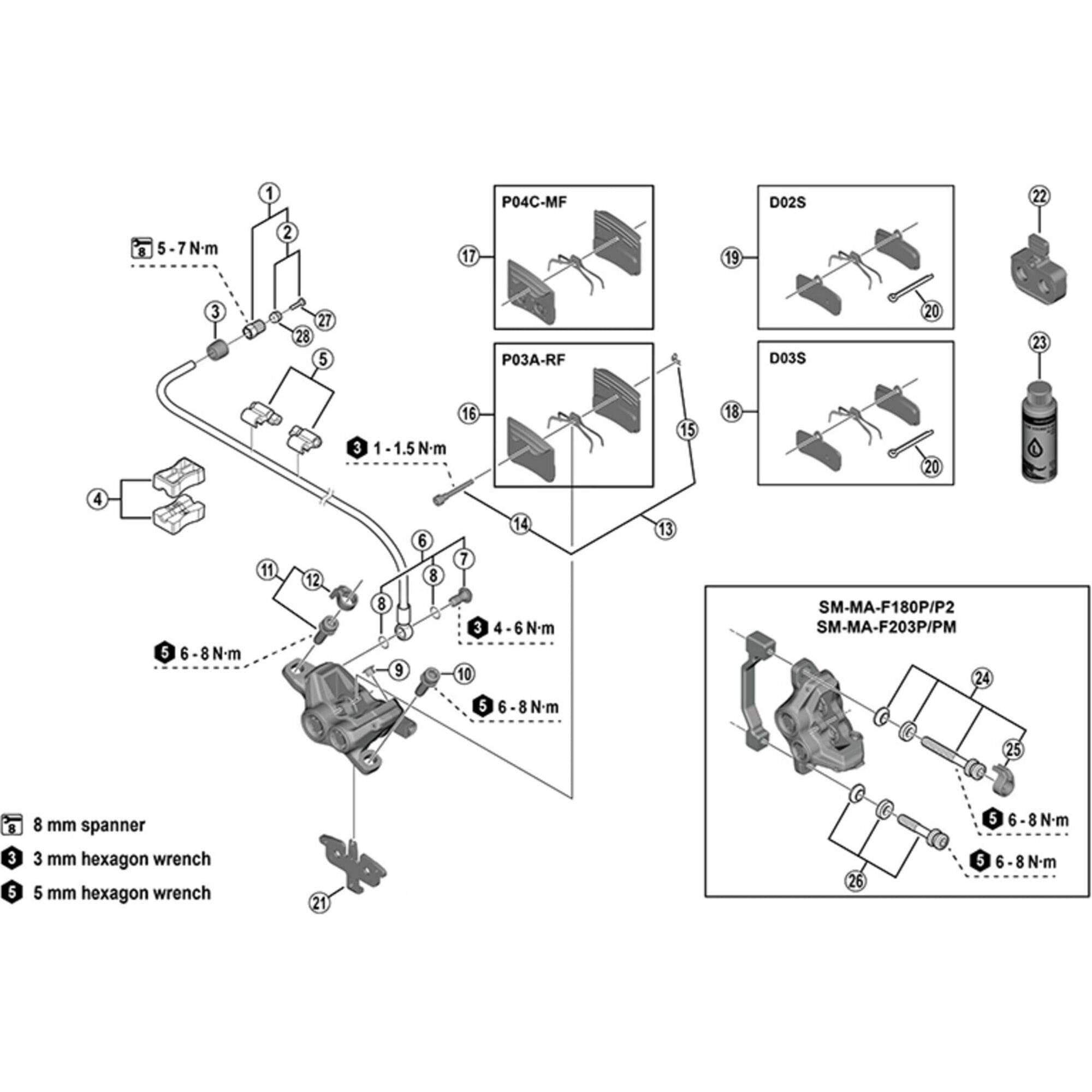 Shimano Spares M9220 Bleed spacer