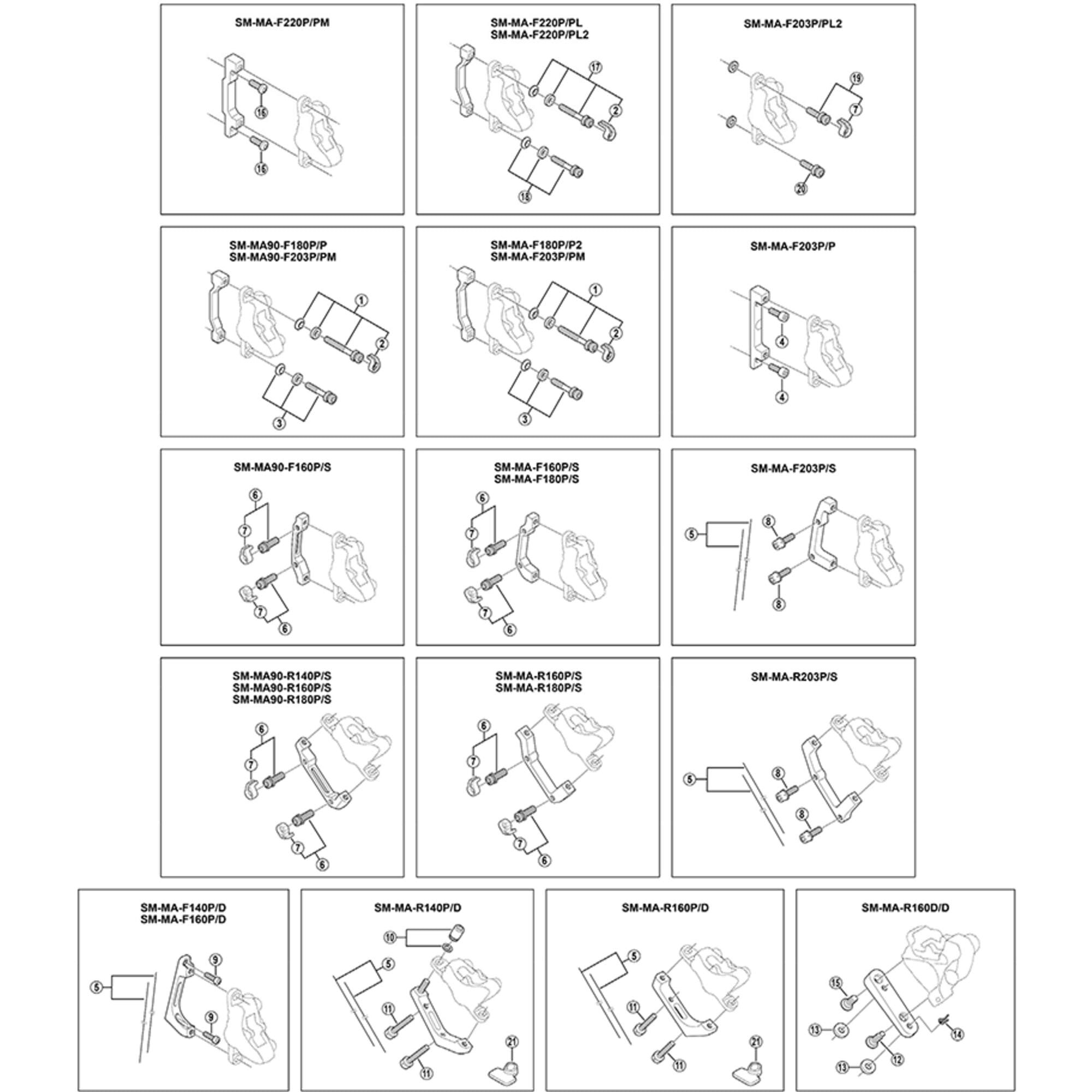 Shimano Spares MA180PP2 snap ring