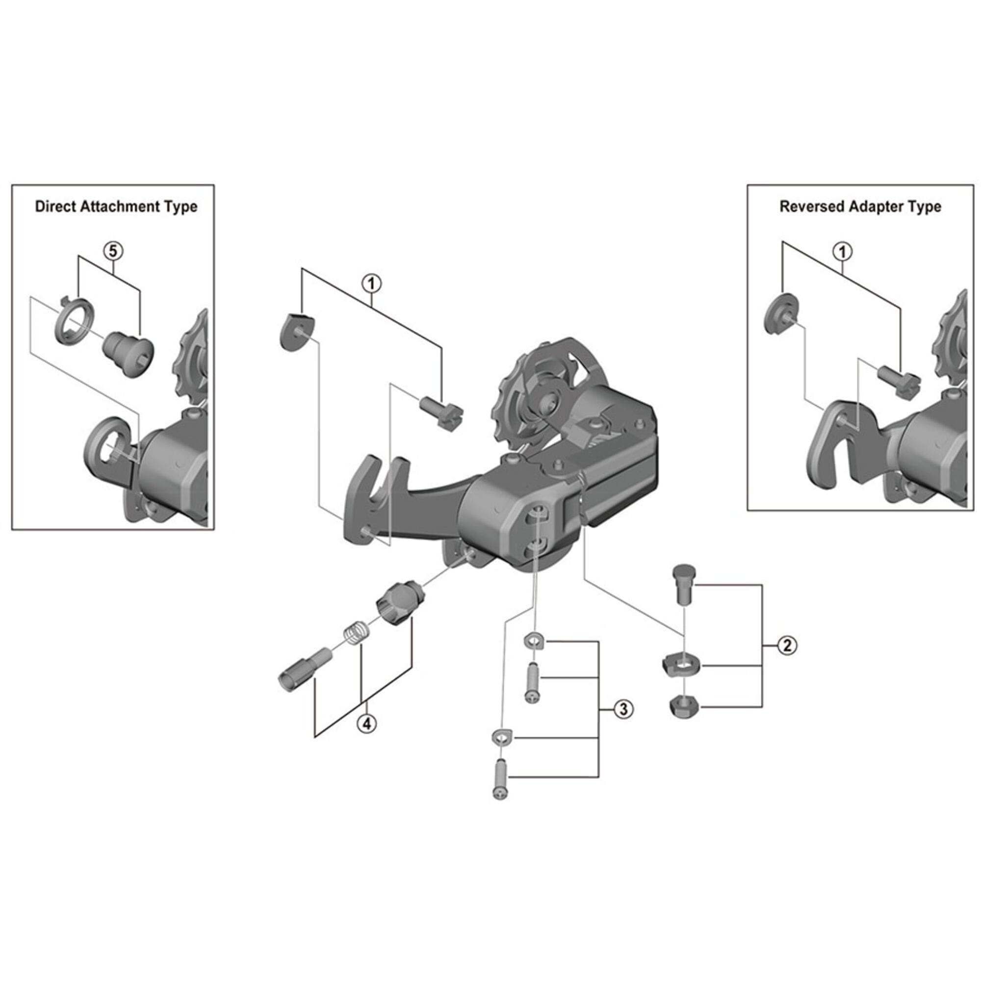 Shimano Spares TZ500 cable adjusting bolt unit
