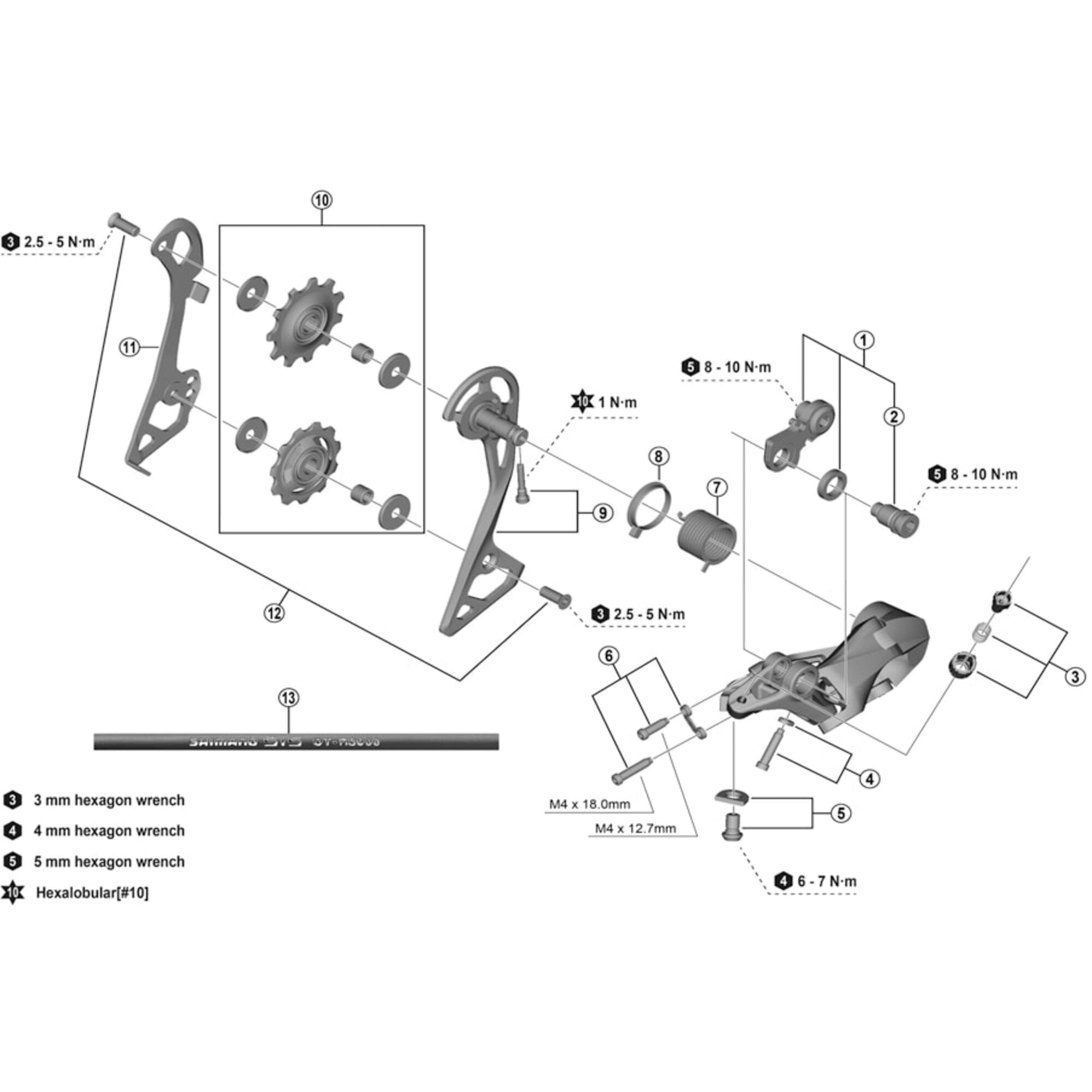Shimano Spares R7000 inner plate, GS