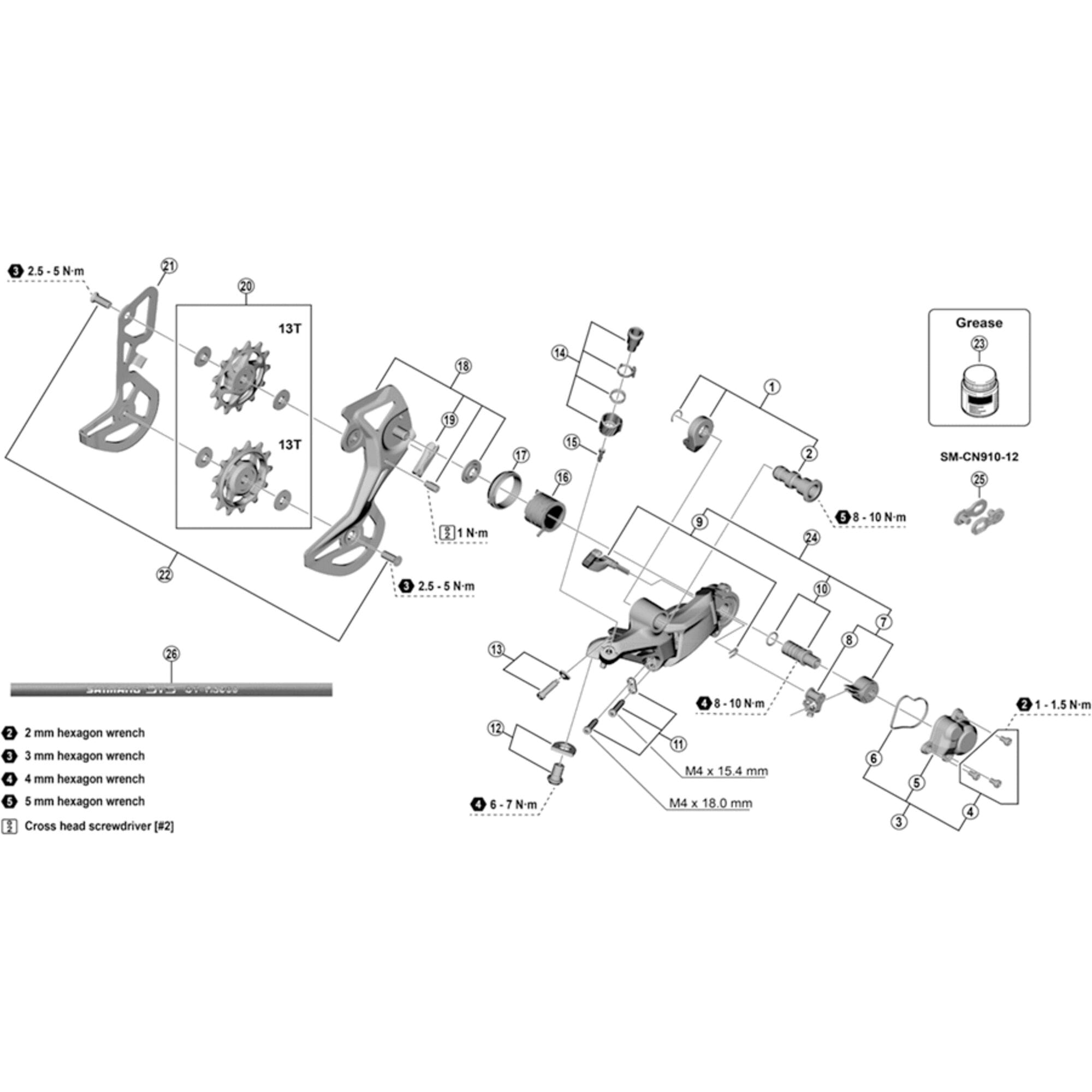 Shimano Spares GS stabilizer kit unit