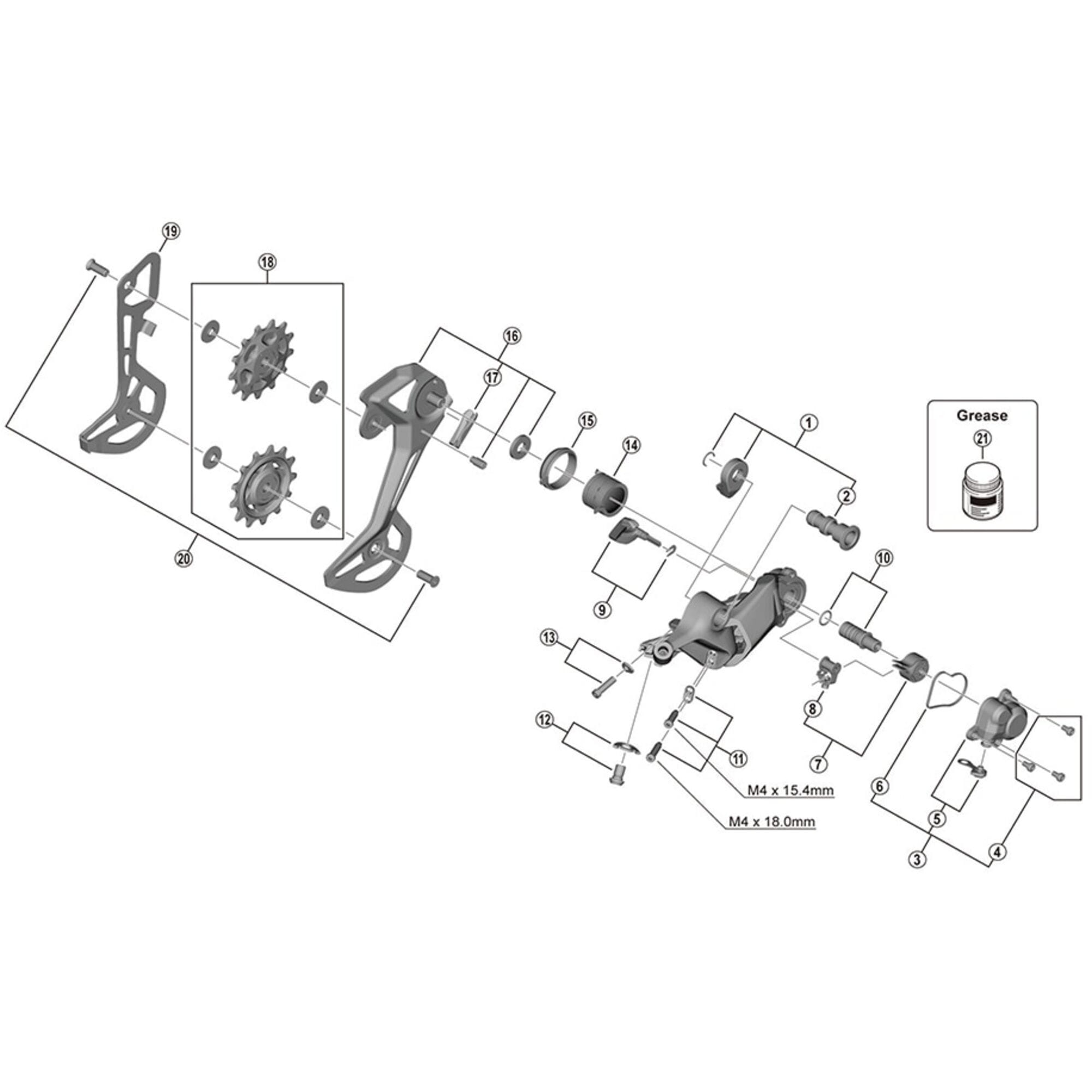 Shimano Spares GS P | Power2Cyclecover unit