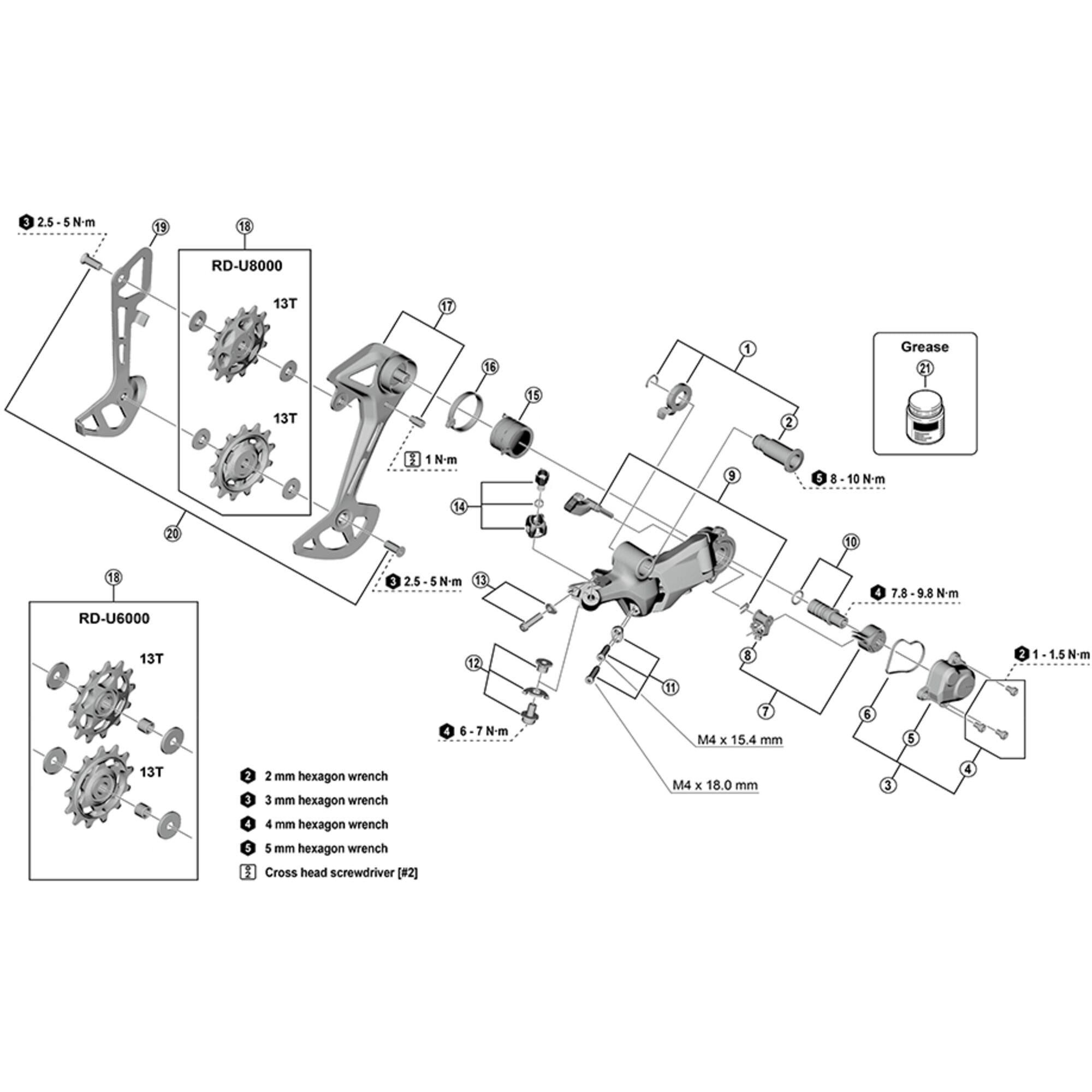 Shimano Spares U8000 inner plate, GS