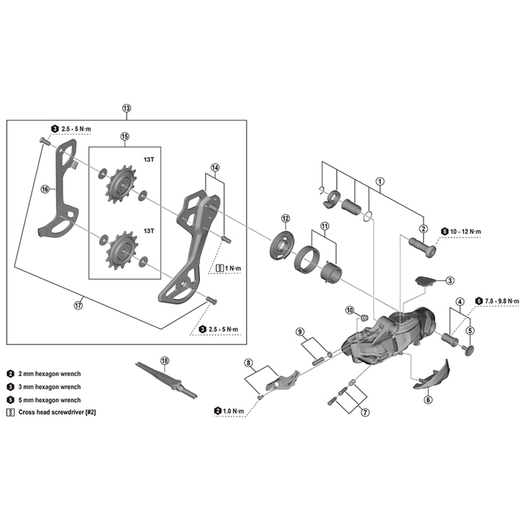 Shimano Spares GS plate assembly, SGS