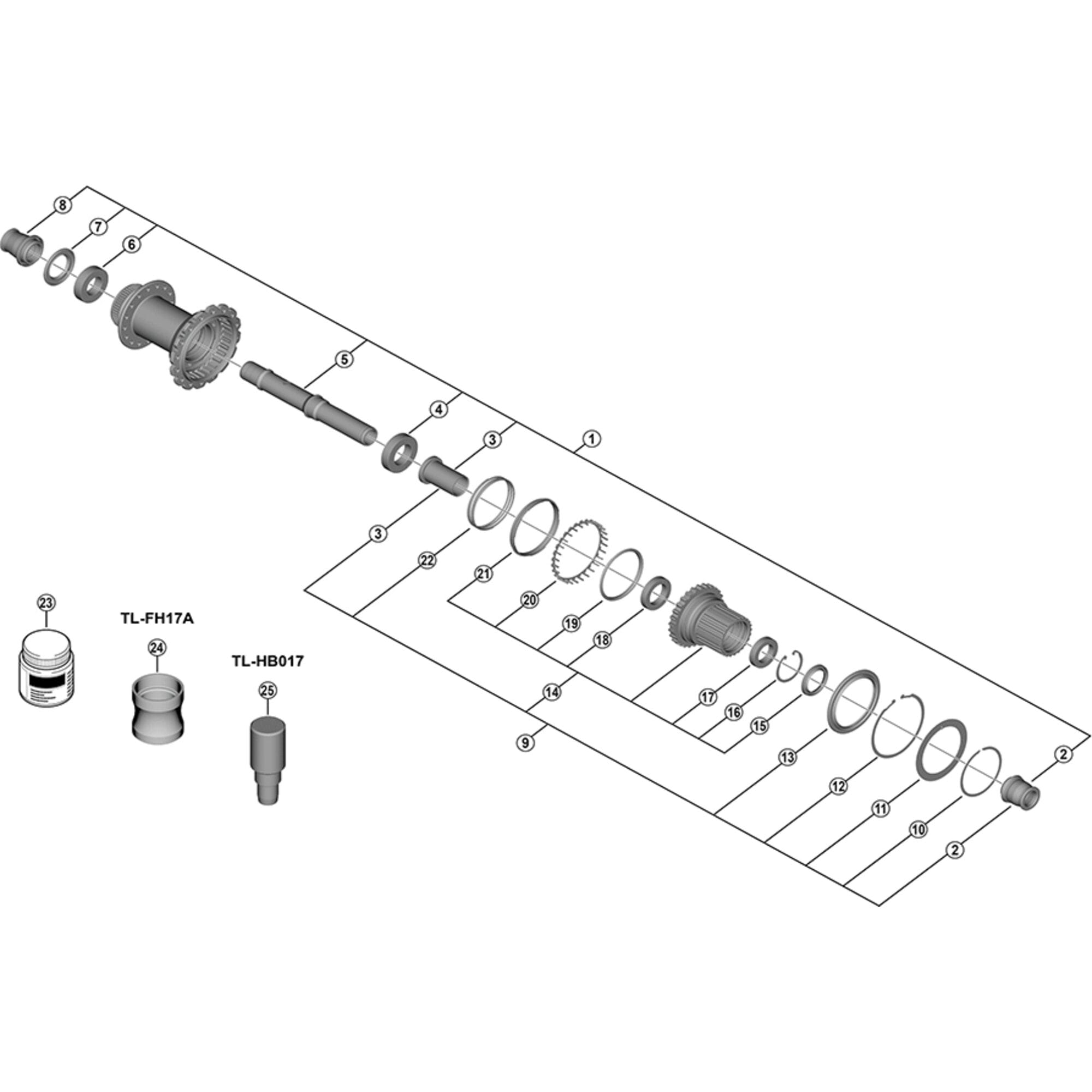 Shimano Spares B sleeve