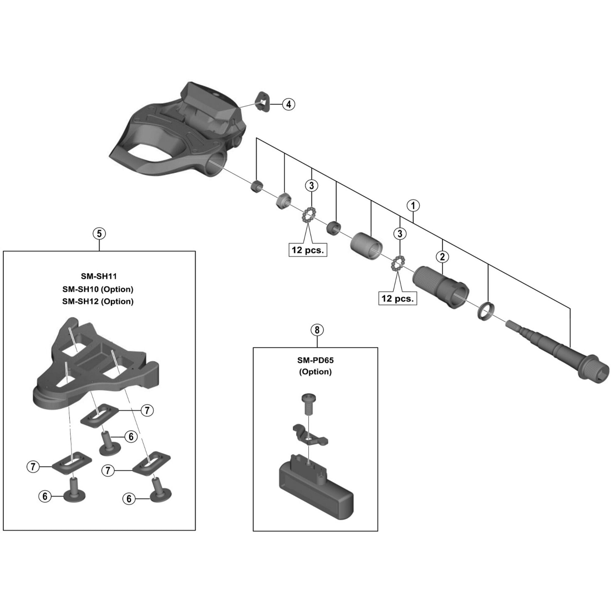 Shimano Spares 5800 lock bolt left