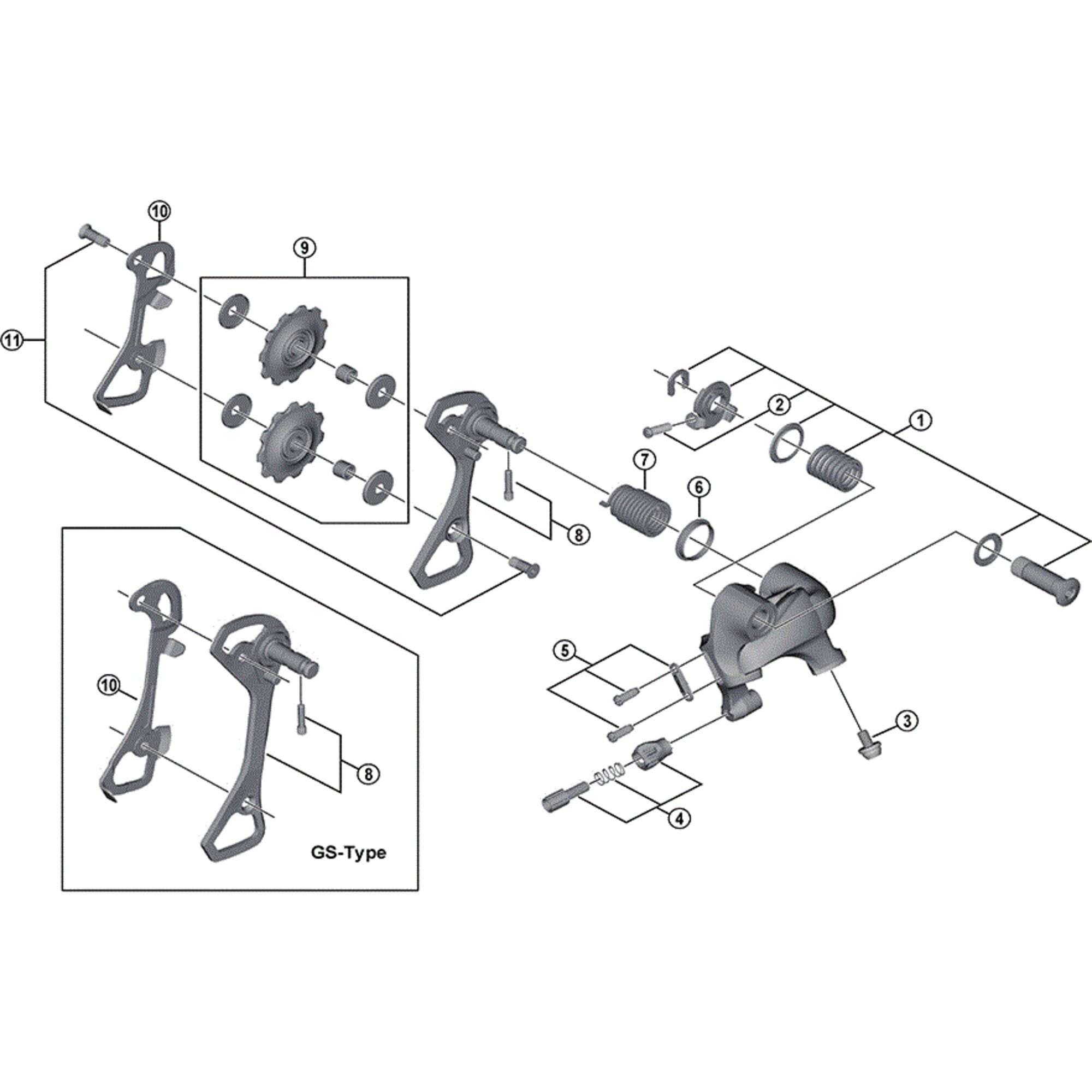 Shimano Spares 4700 inner plate for SS | Power2Cycletype
