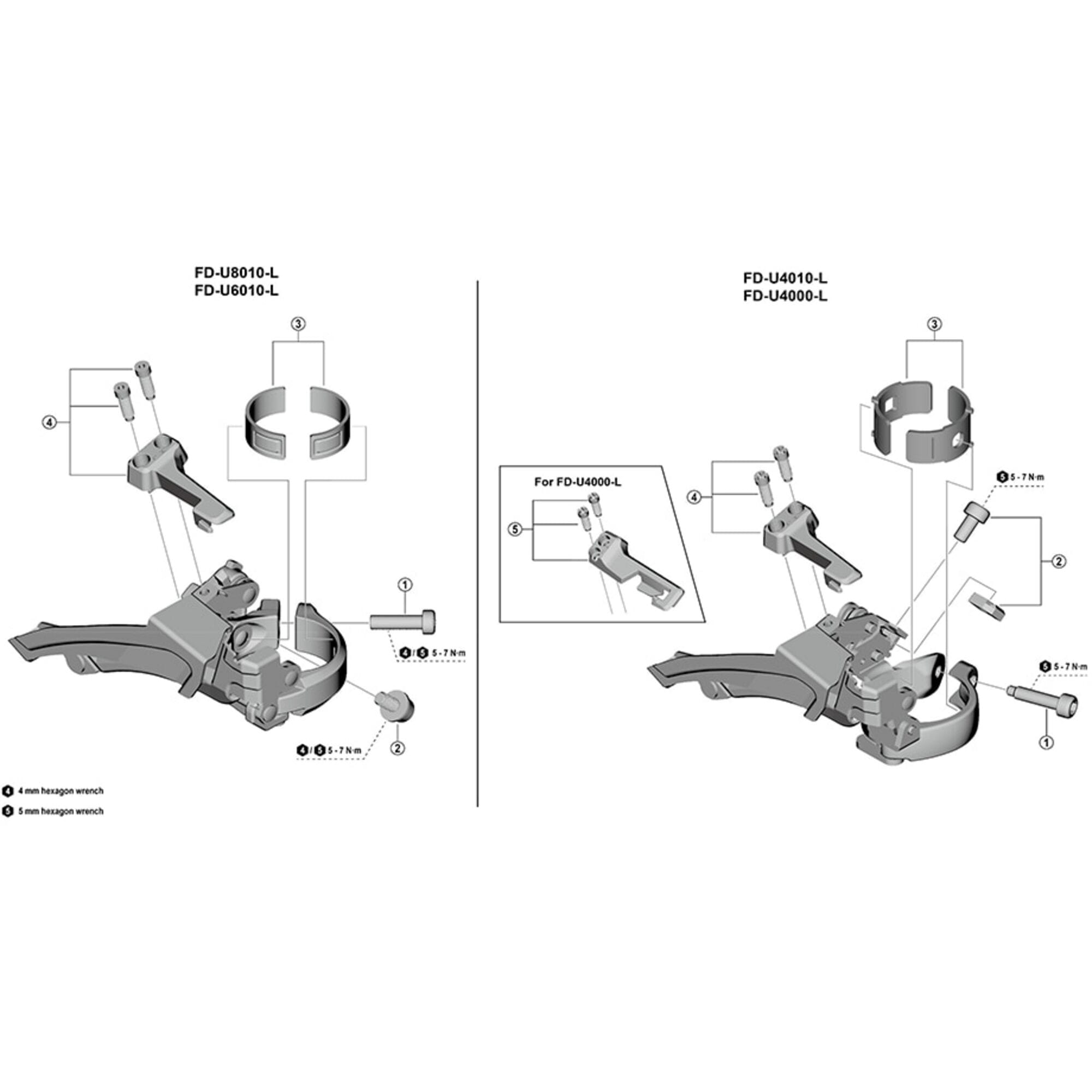 Shimano Spares M3000 Clamp band adapter, 31.8 mm