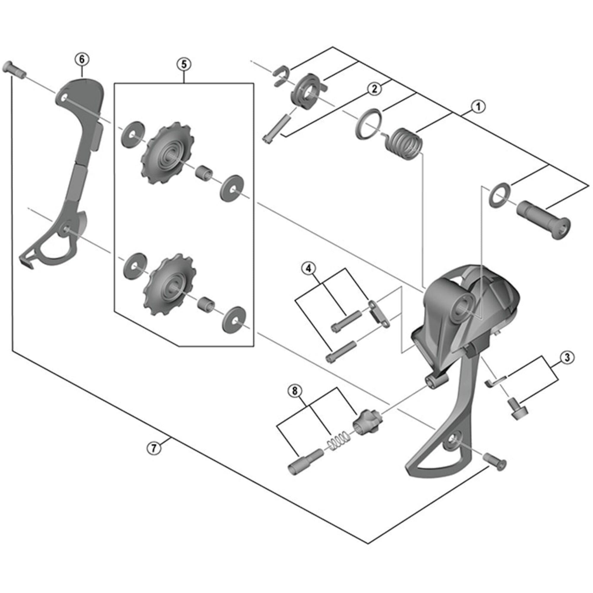 Shimano Spares M430 cable adjusting bolt unit