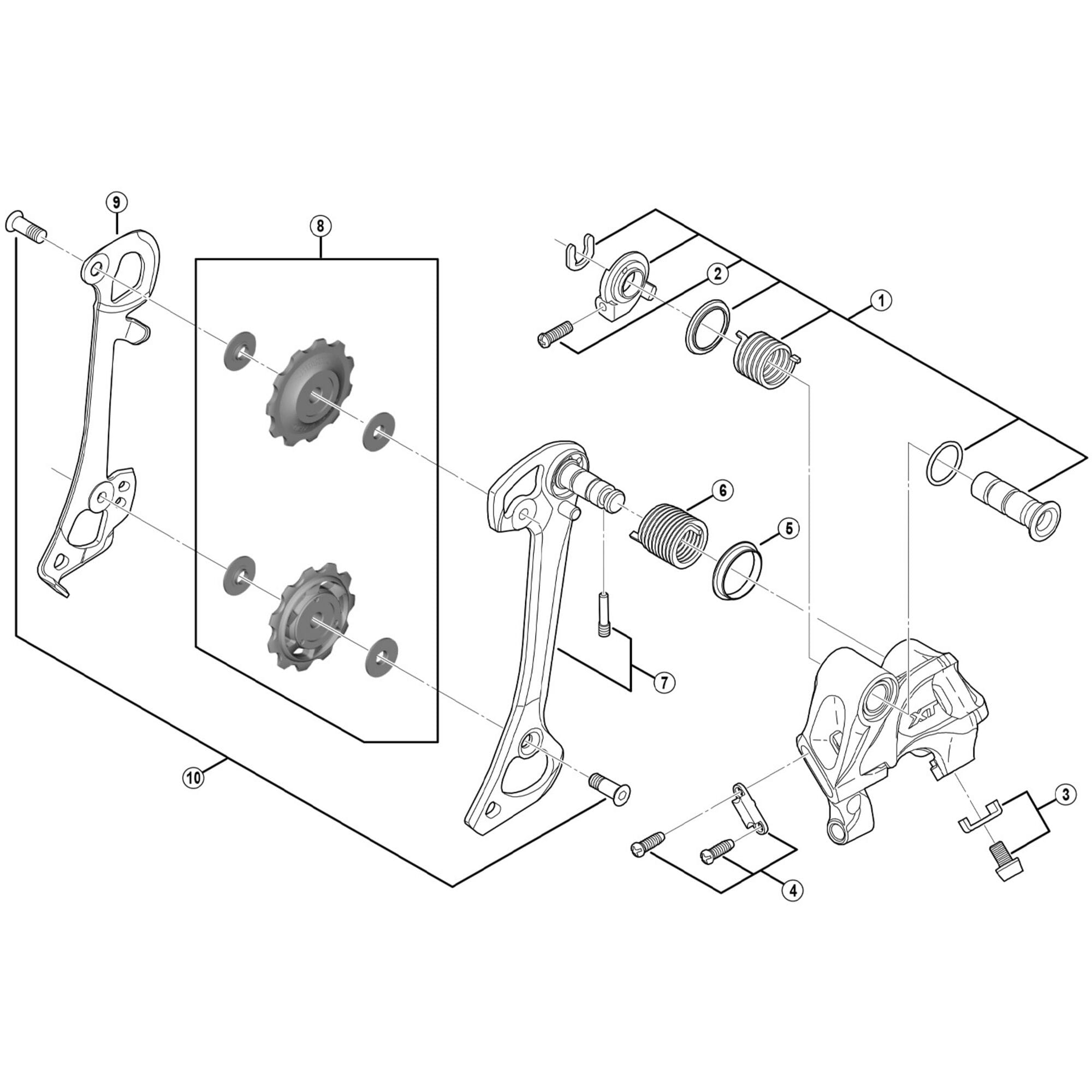 Shimano Spares T780 inner plate