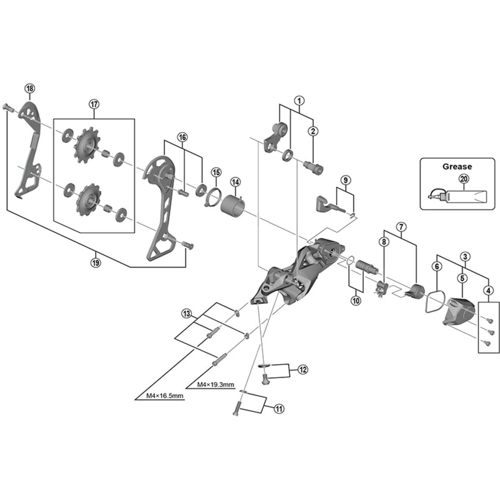 Shimano Spares 11 inner plate GS | Power2Cycletype