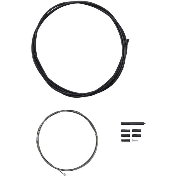 Shimano MTB gear cable set for rear only, OPTISLICK coated stainless steel inners, black