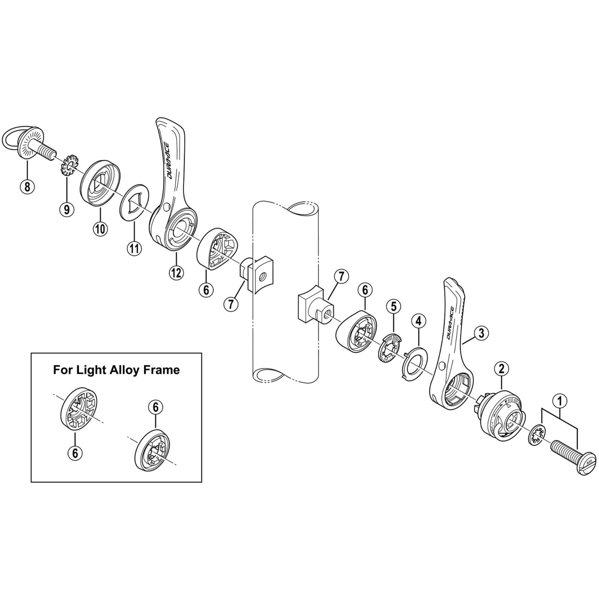 Shimano Spares 7800 stopper washer 0.4 mm