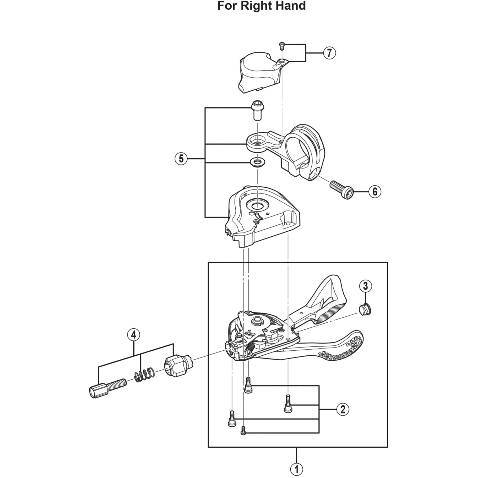 Shimano Spares M820 base cap and bolt