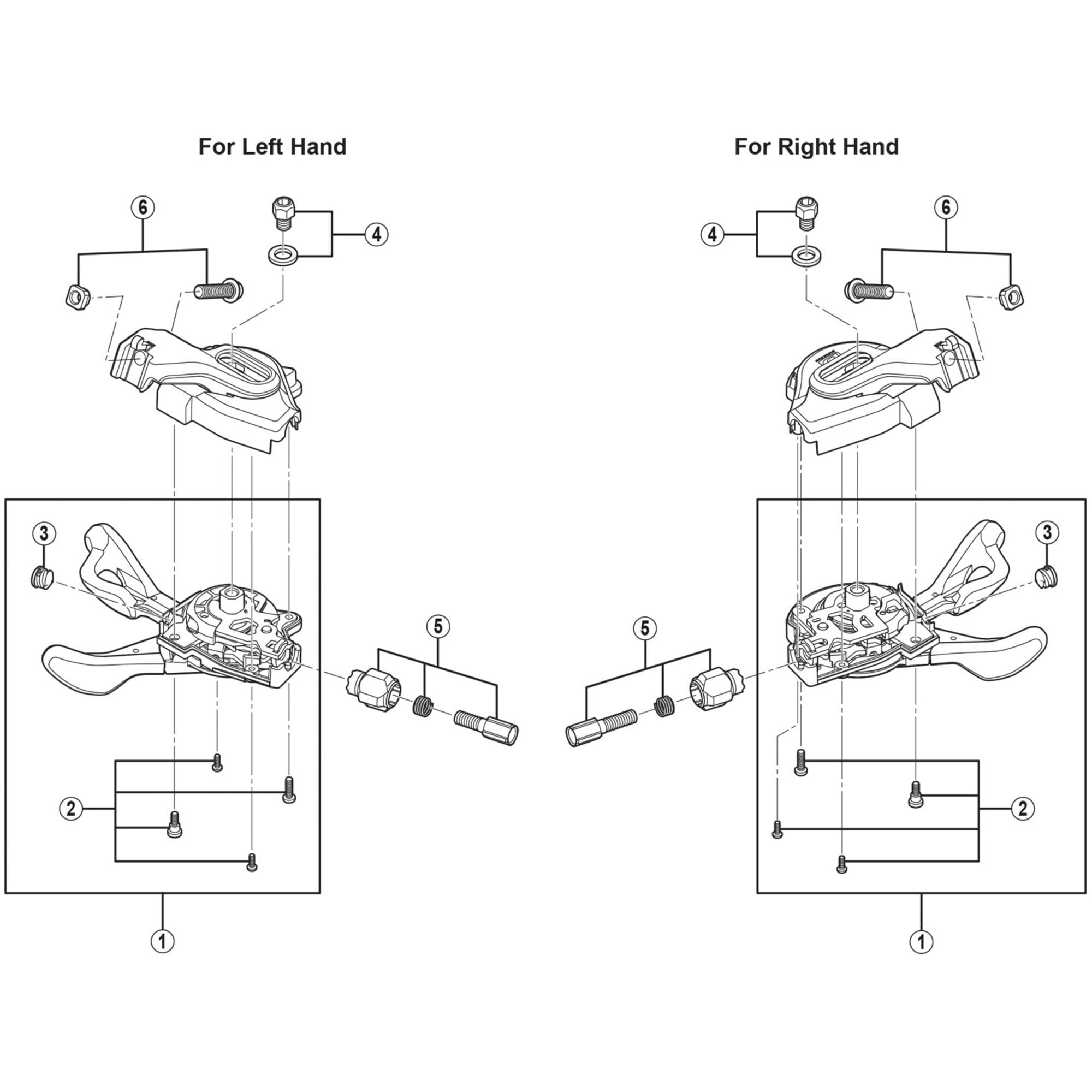 Shimano Spares I shifting lever fixing screw set