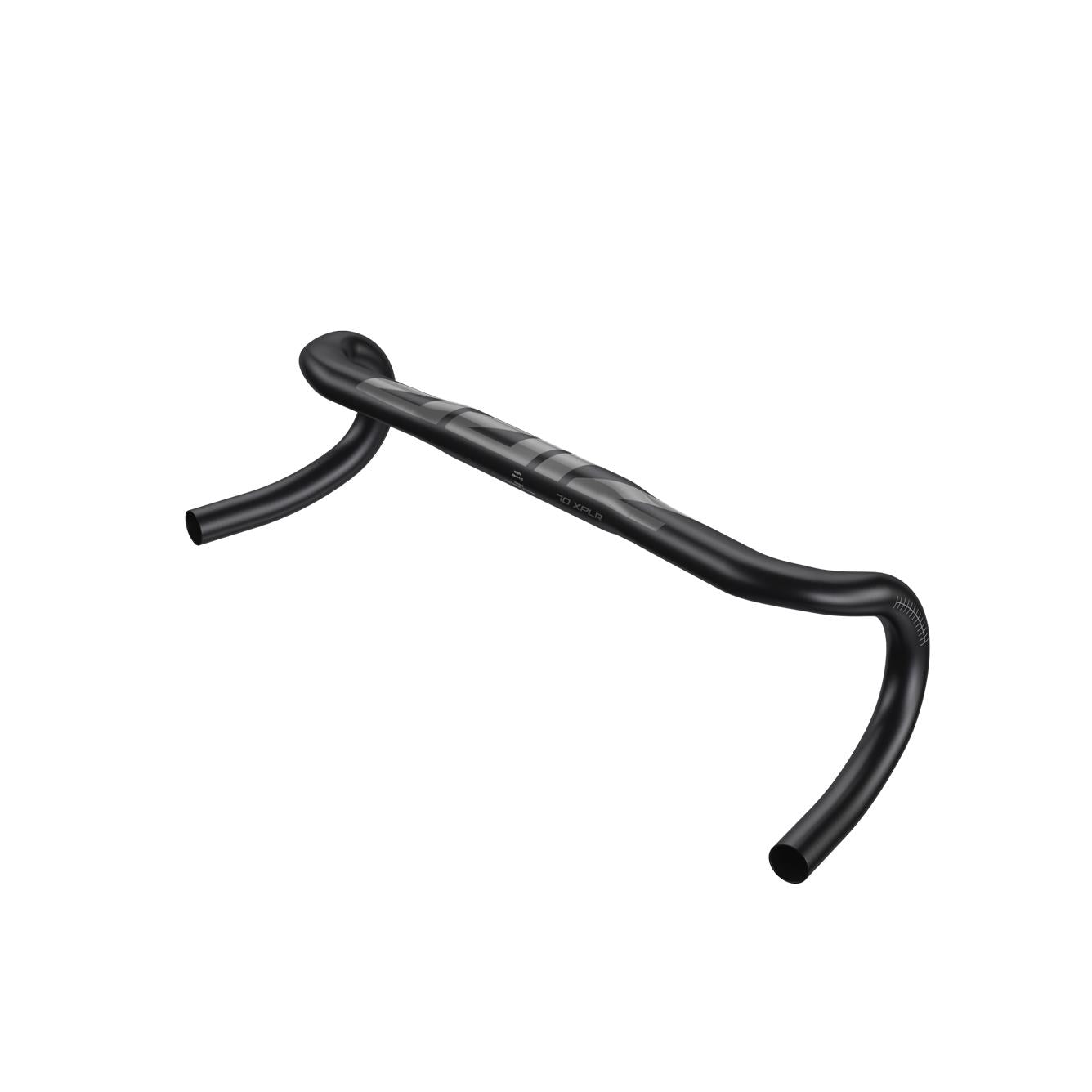 Zipp Handlebar Drop Service Course SL 70 XPLR A2 | Power2Cycle MATTE BLACK W/ GLOSS LOGOS