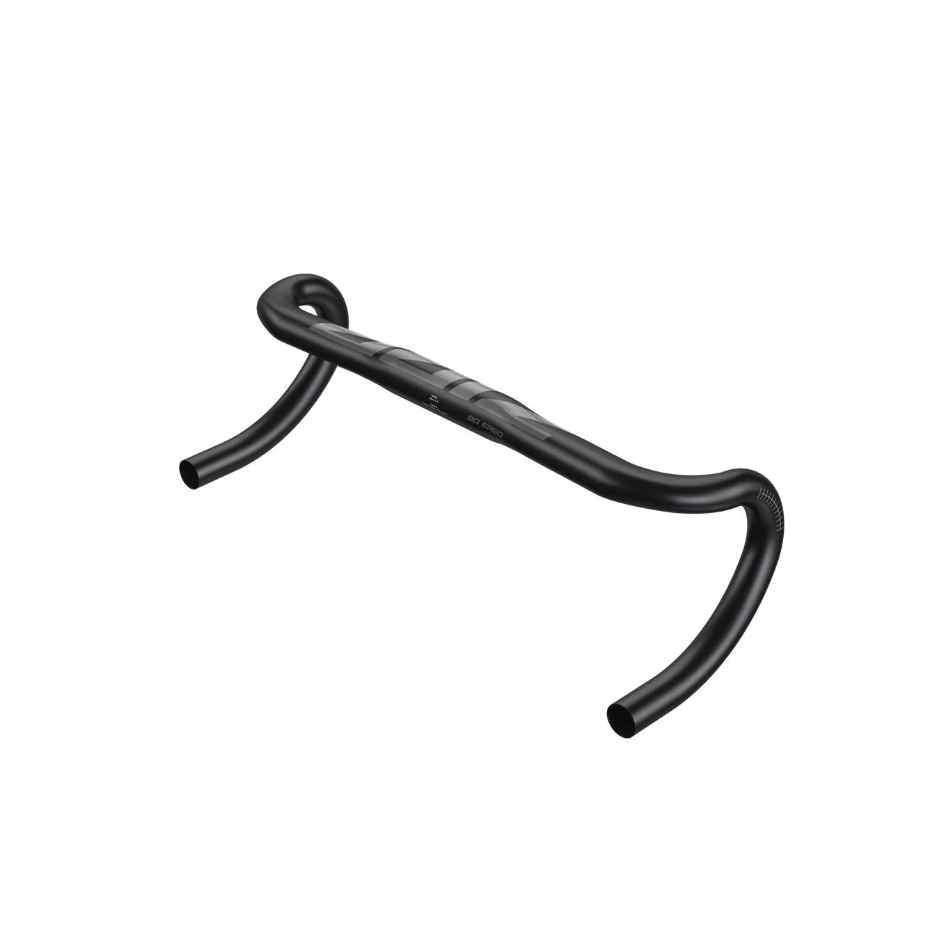 Zipp Handlebar Drop Service Course SL 80 Ergonomic Top A2 | Power2Cycle MATTE BLACK W/ GLOSS LOGOS