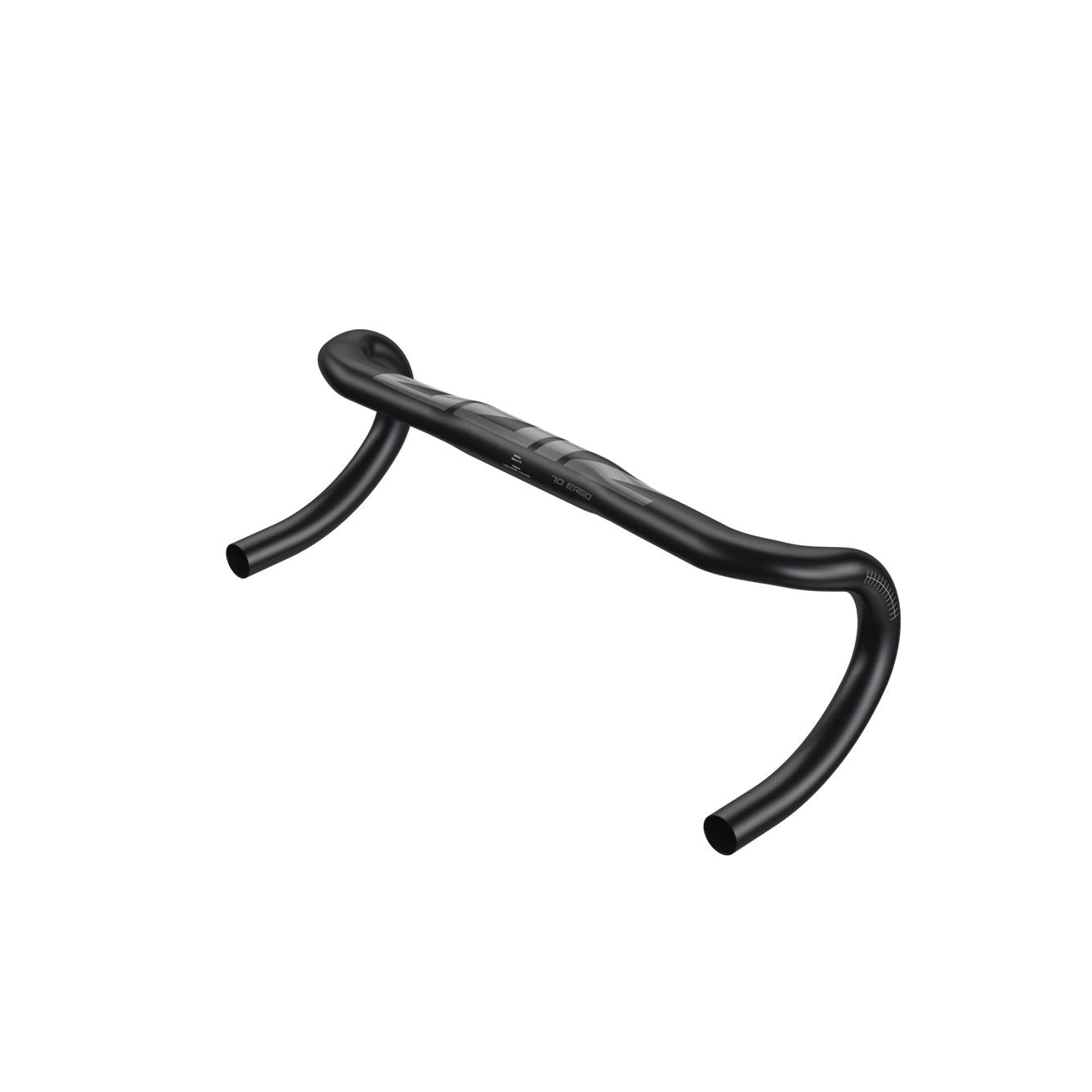 Zipp Handlebar Drop Service Course SL 70 Ergonomic Top B2 | Power2Cycle MATTE BLACK W/ GLOSS LOGOS