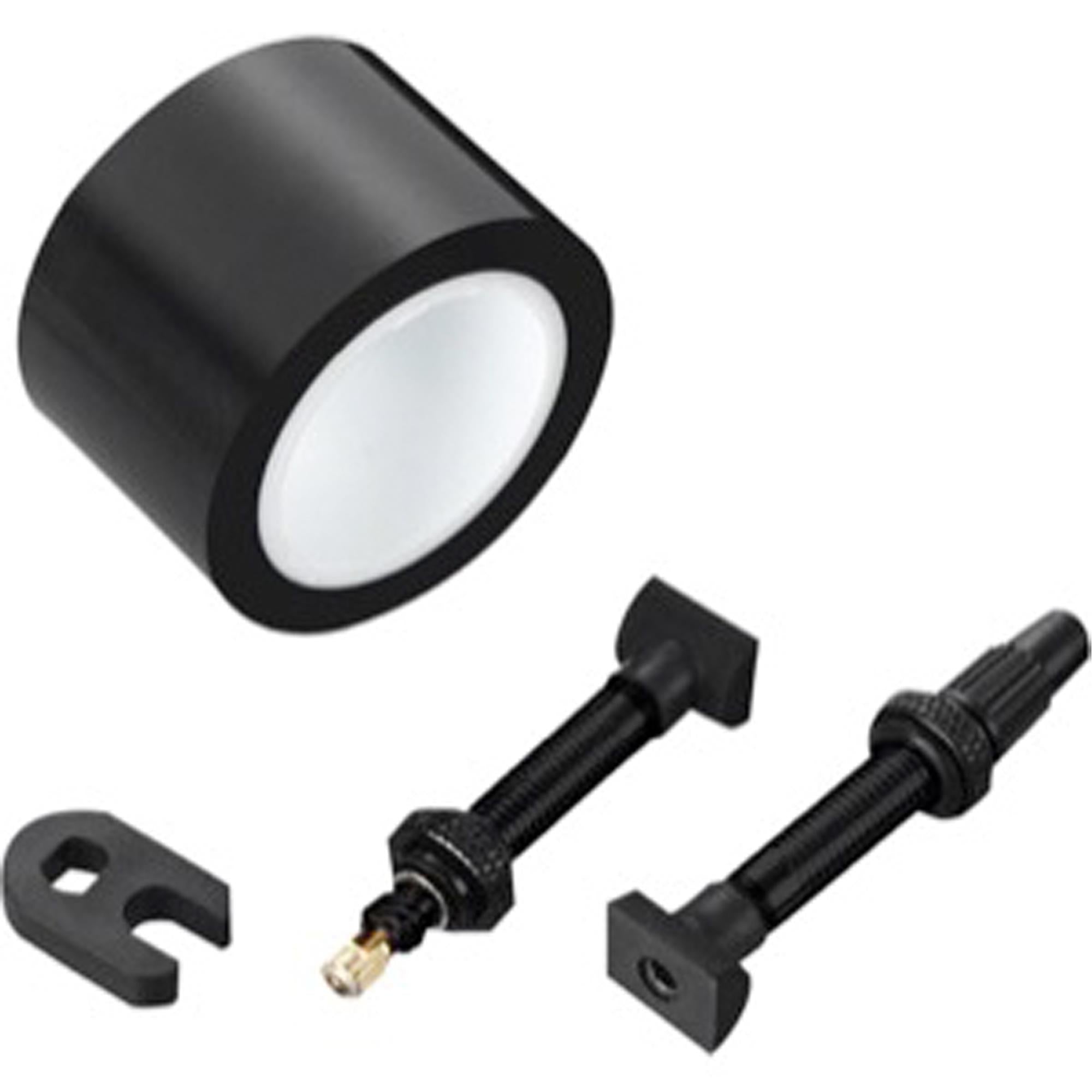 Zipp Tubeless Kit Includes 23mm Tape, 2 Universal Valves 100mm & 1 Valve Core Wrench (Fits 858, 808 NSW) | Power2Cycle