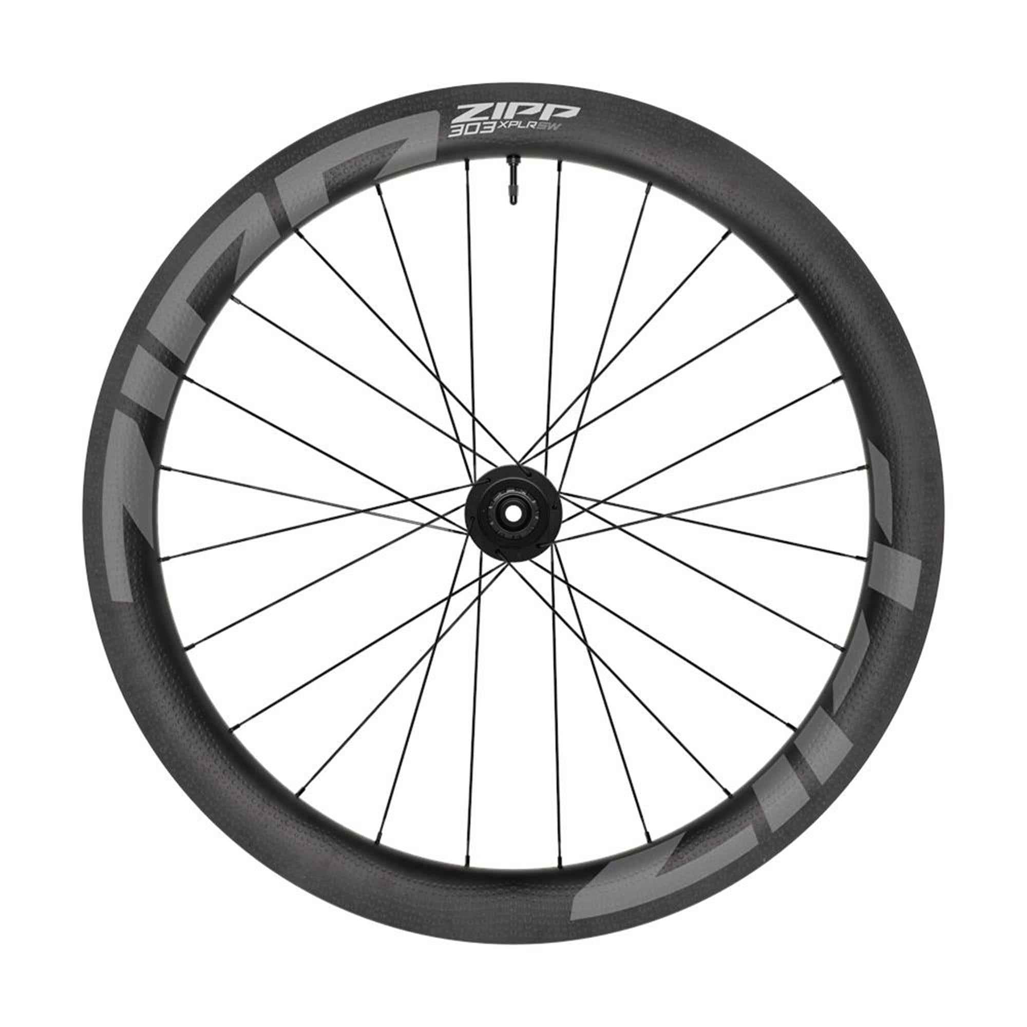 Zipp 303 XPLR SW Carbon Tubeless Disc Brake Center Locking 700C Rear 24Spokes 12X142mm Standard Graphic A1 | Power2Cycle