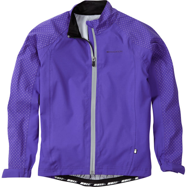 Madison Sportive Hi | Power2CycleViz youth waterproof jacket, purple reign age 13  | Power2Cycle 14