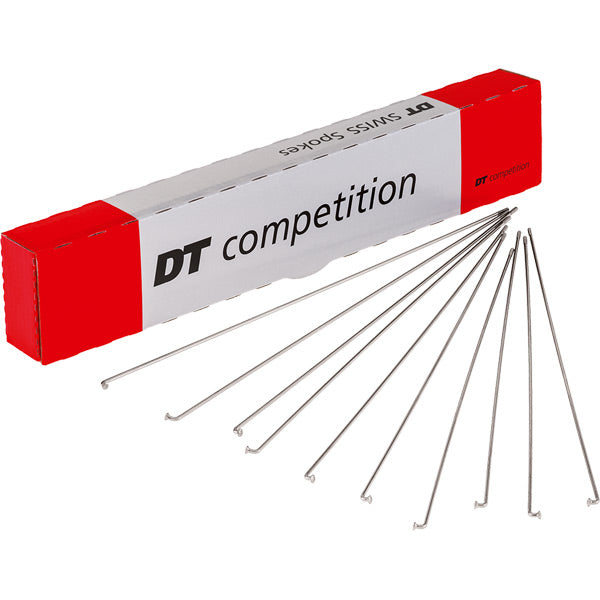 DT Swiss Competition silver spokes 14 / 15 g = 2 / 1.8 mm box 100