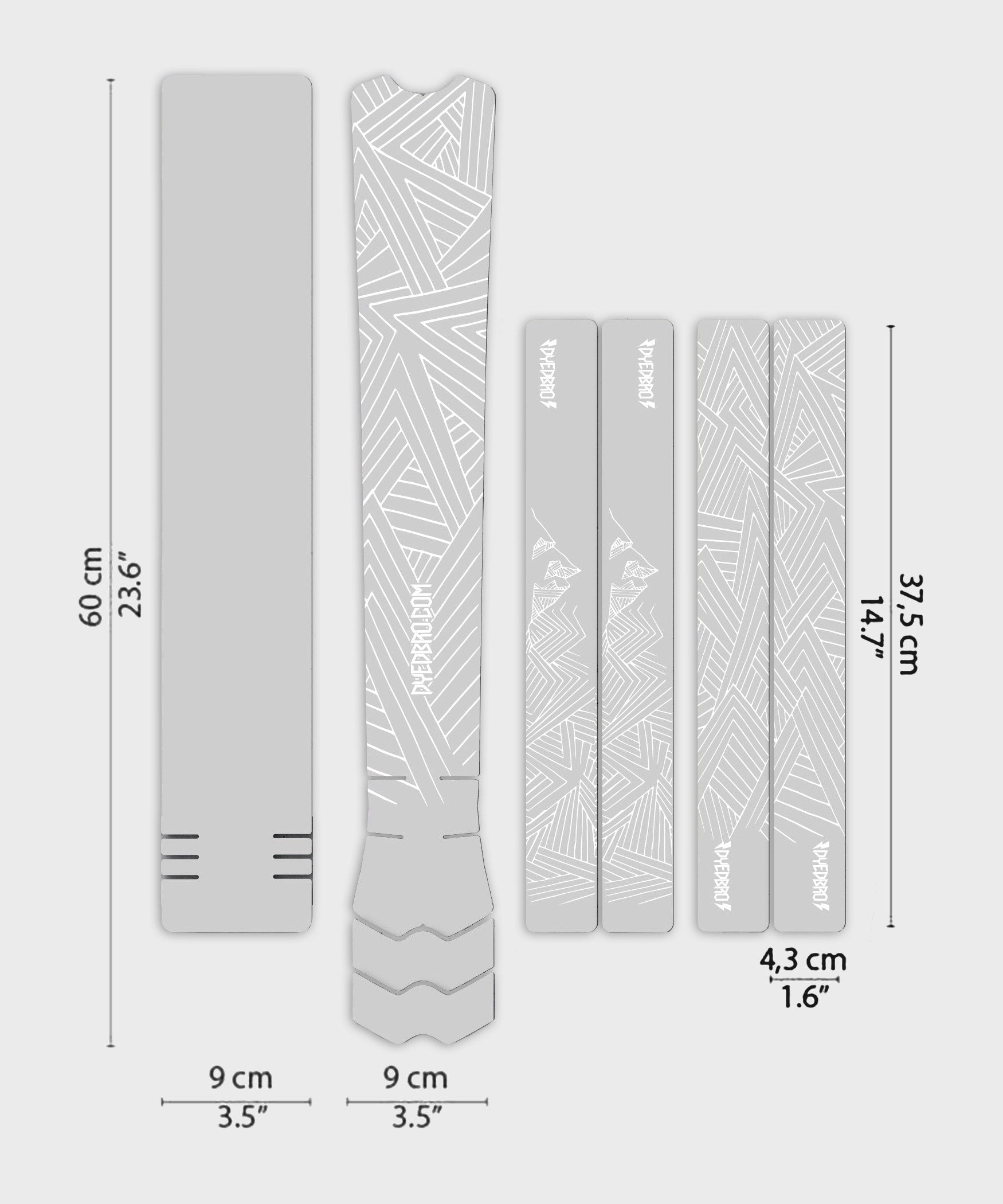 DYEDBRO MTB Frame Protection  | Power2Cycle Stay Free  | Power2Cycle