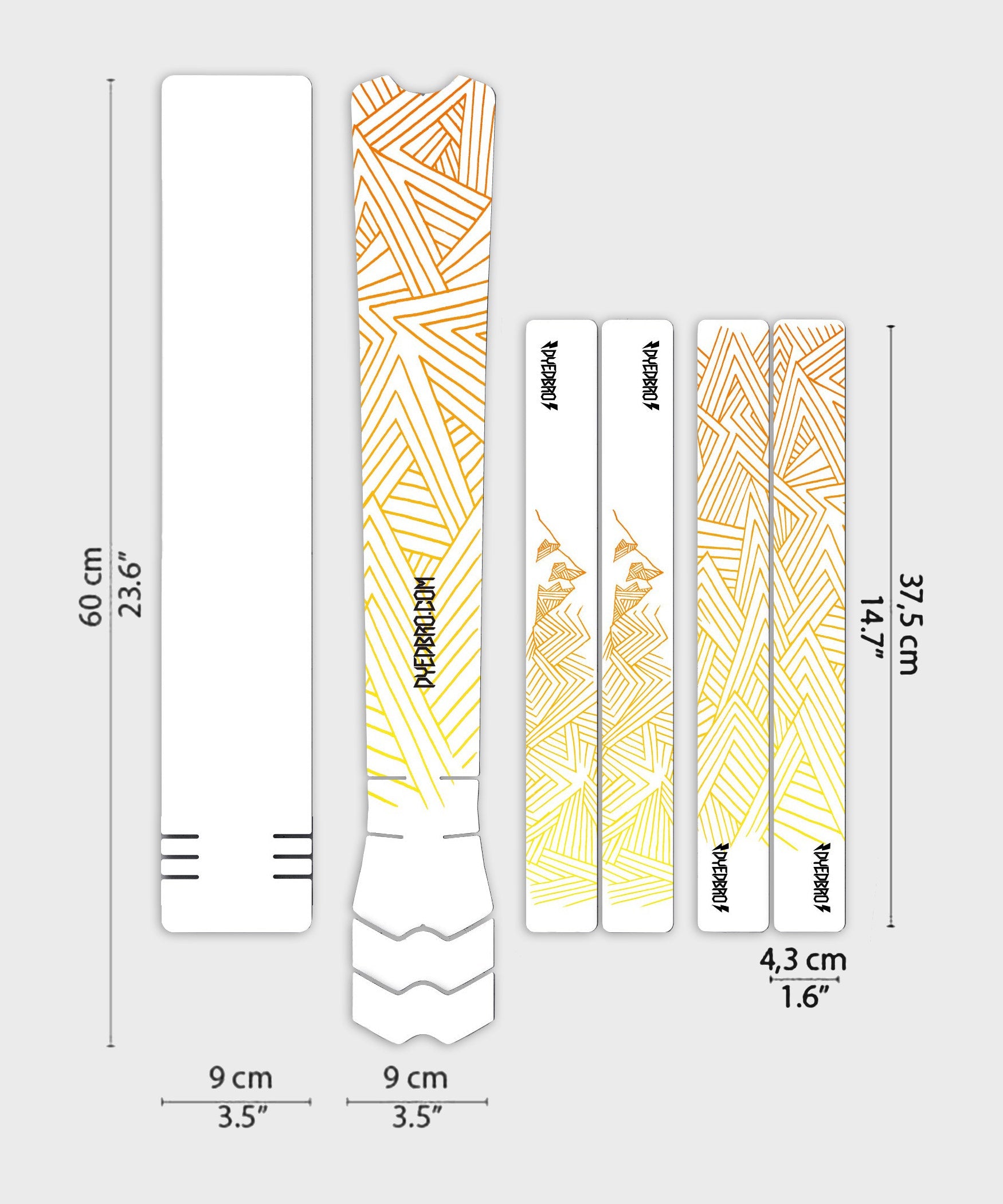 DYEDBRO MTB Frame Protection  | Power2Cycle Stay Free  | Power2Cycle