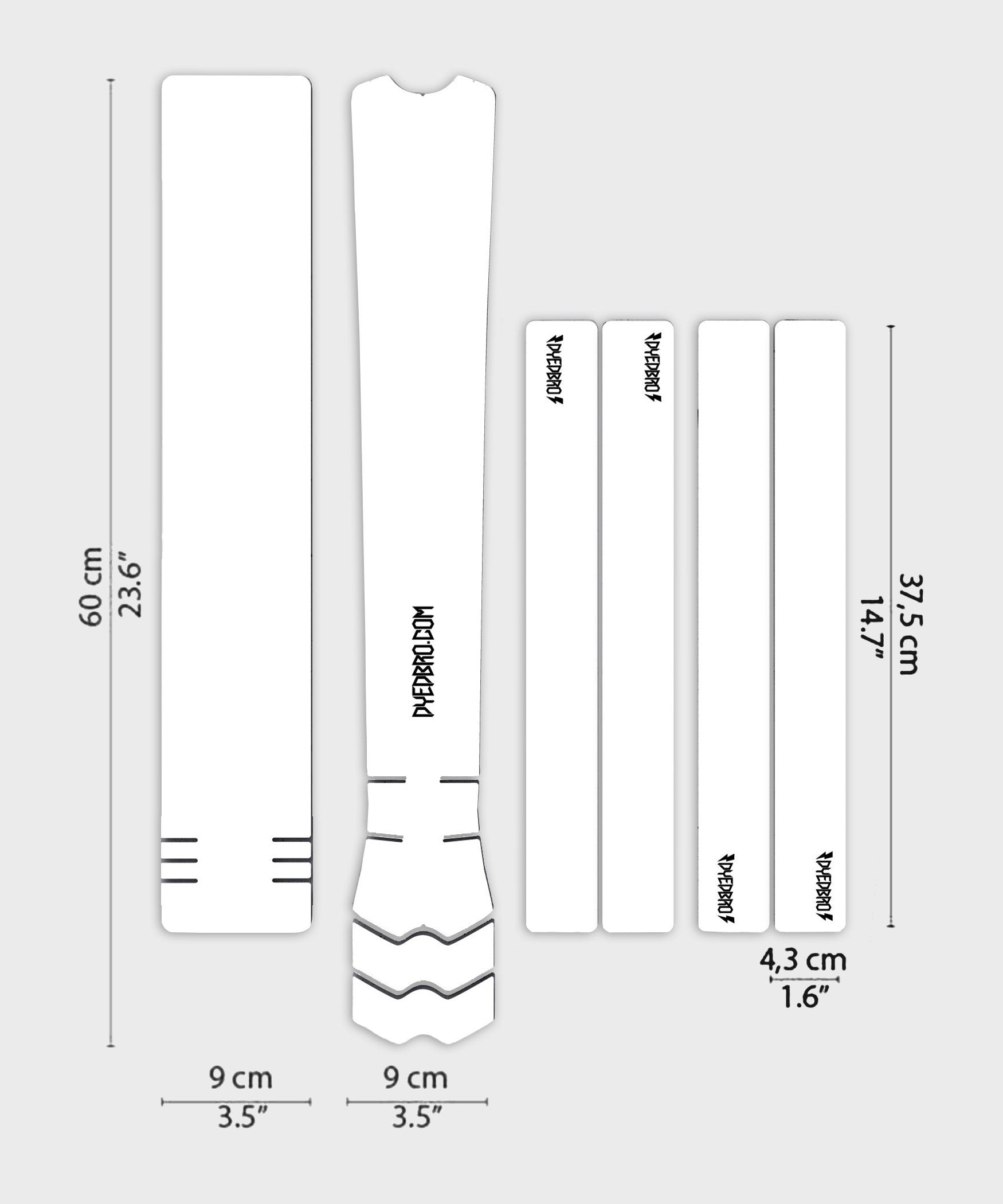 DYEDBRO Frame Protection  | Power2Cycle Clear Glitter  | Power2Cycle MTB