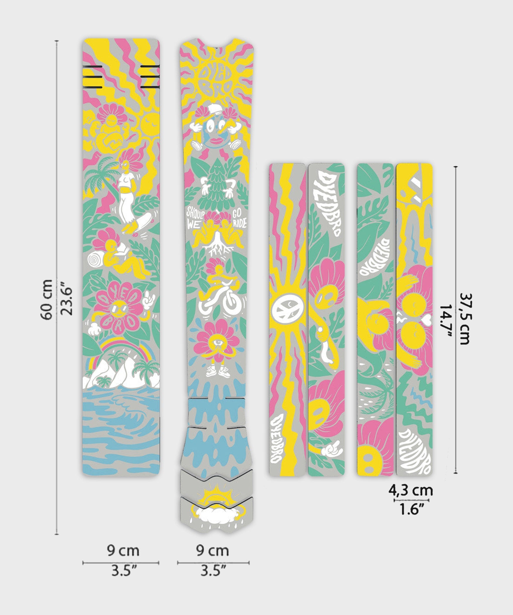 DYEDBRO MTB Frame Protection  | Power2Cycle Victor Brousseaud