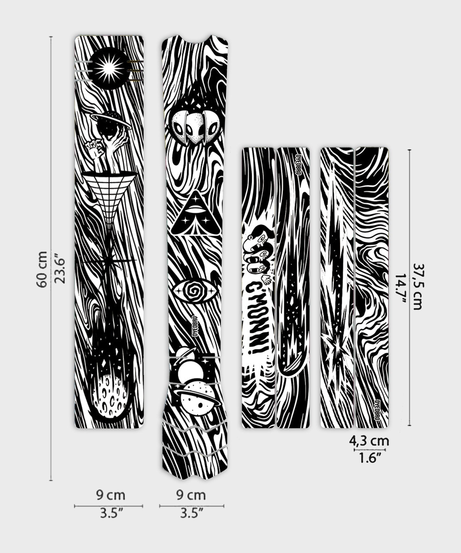DYEDBRO MTB Frame Protection  | Power2Cycle Kaos  | Power2Cycle