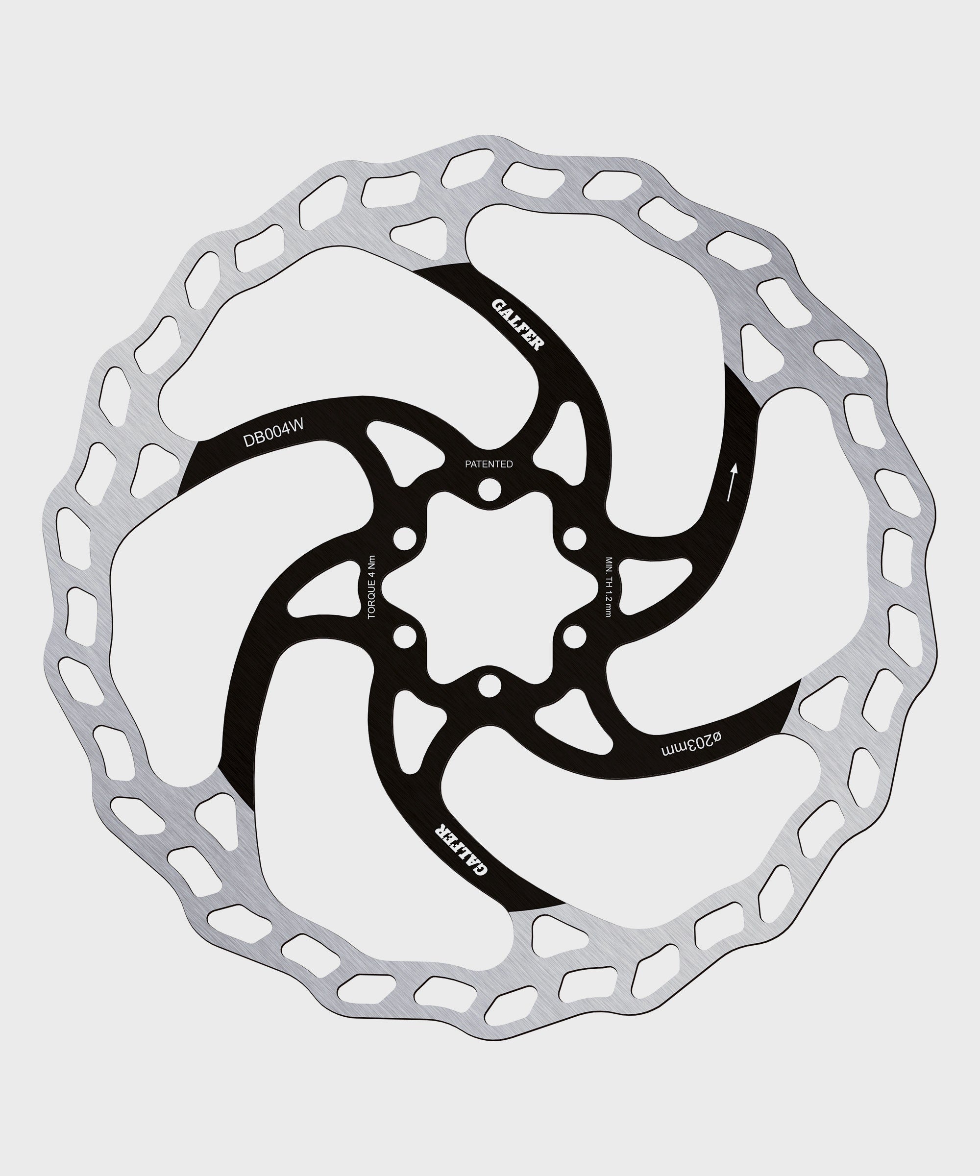 Galfer Wave Disc Rotor  | Power2Cycle 6 Bolt  | Power2Cycle