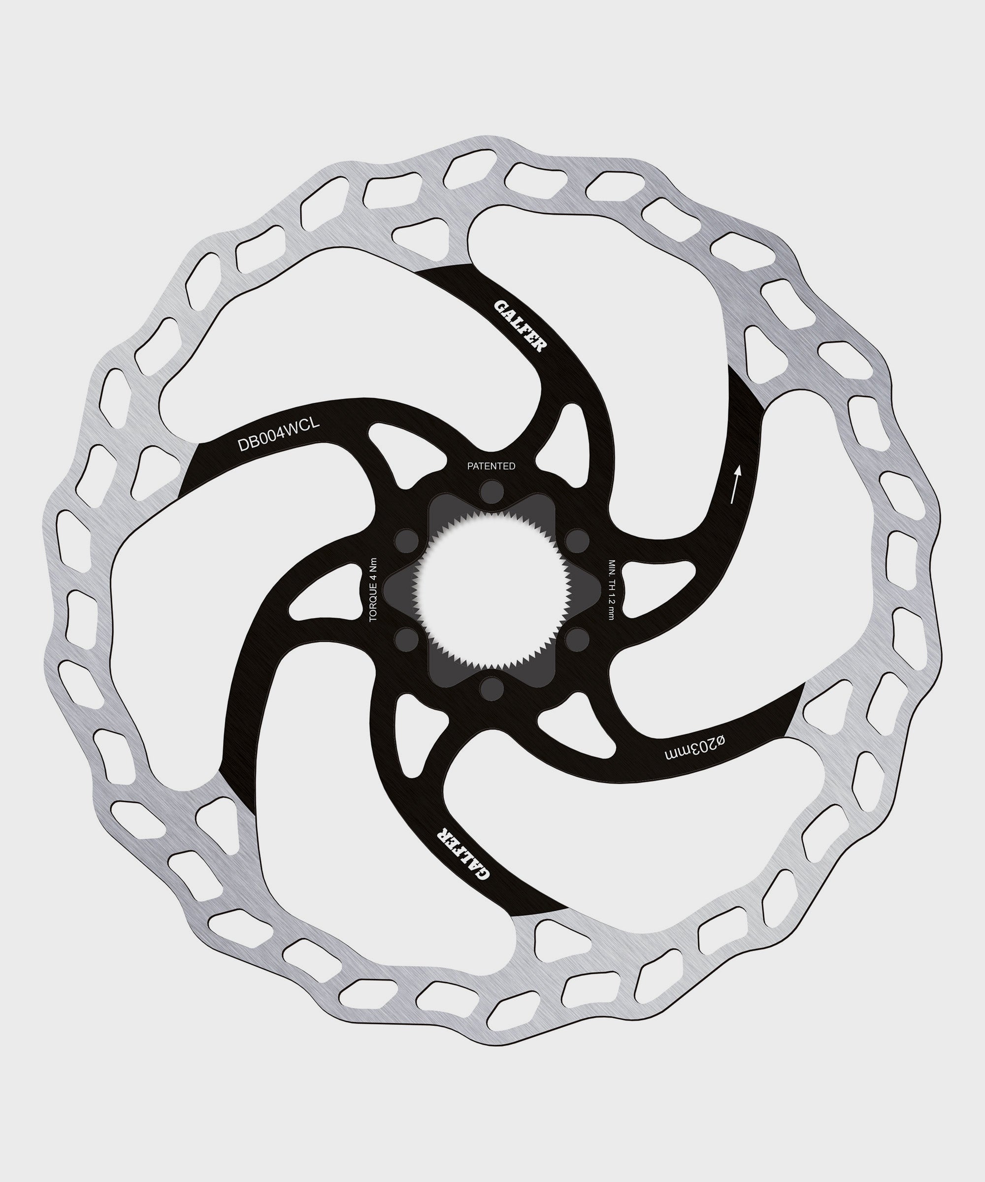 Galfer Wave Disc Rotor  | Power2Cycle Centerlock  | Power2Cycle