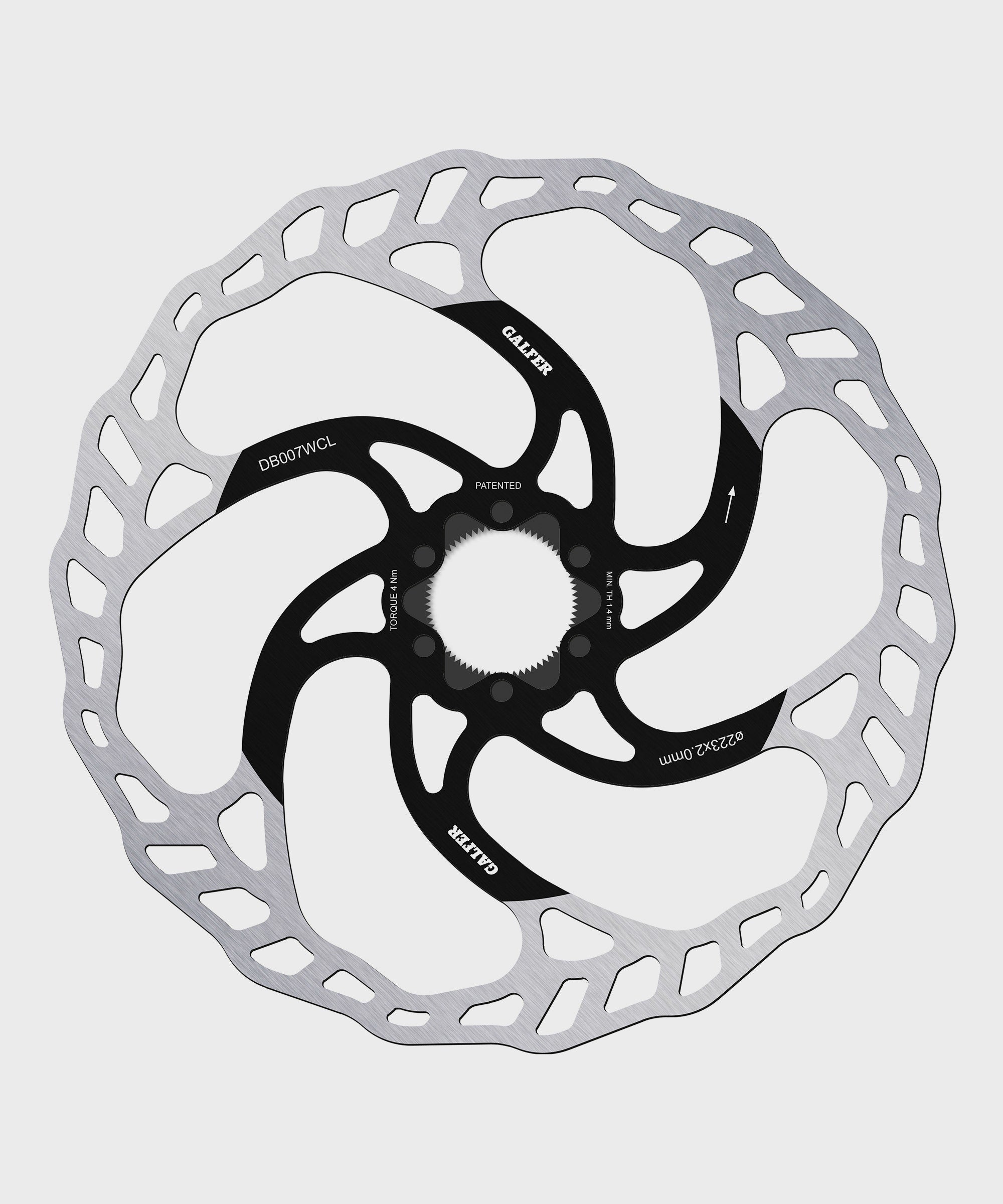 Galfer Wave Disc Rotor  | Power2Cycle Centerlock  | Power2Cycle