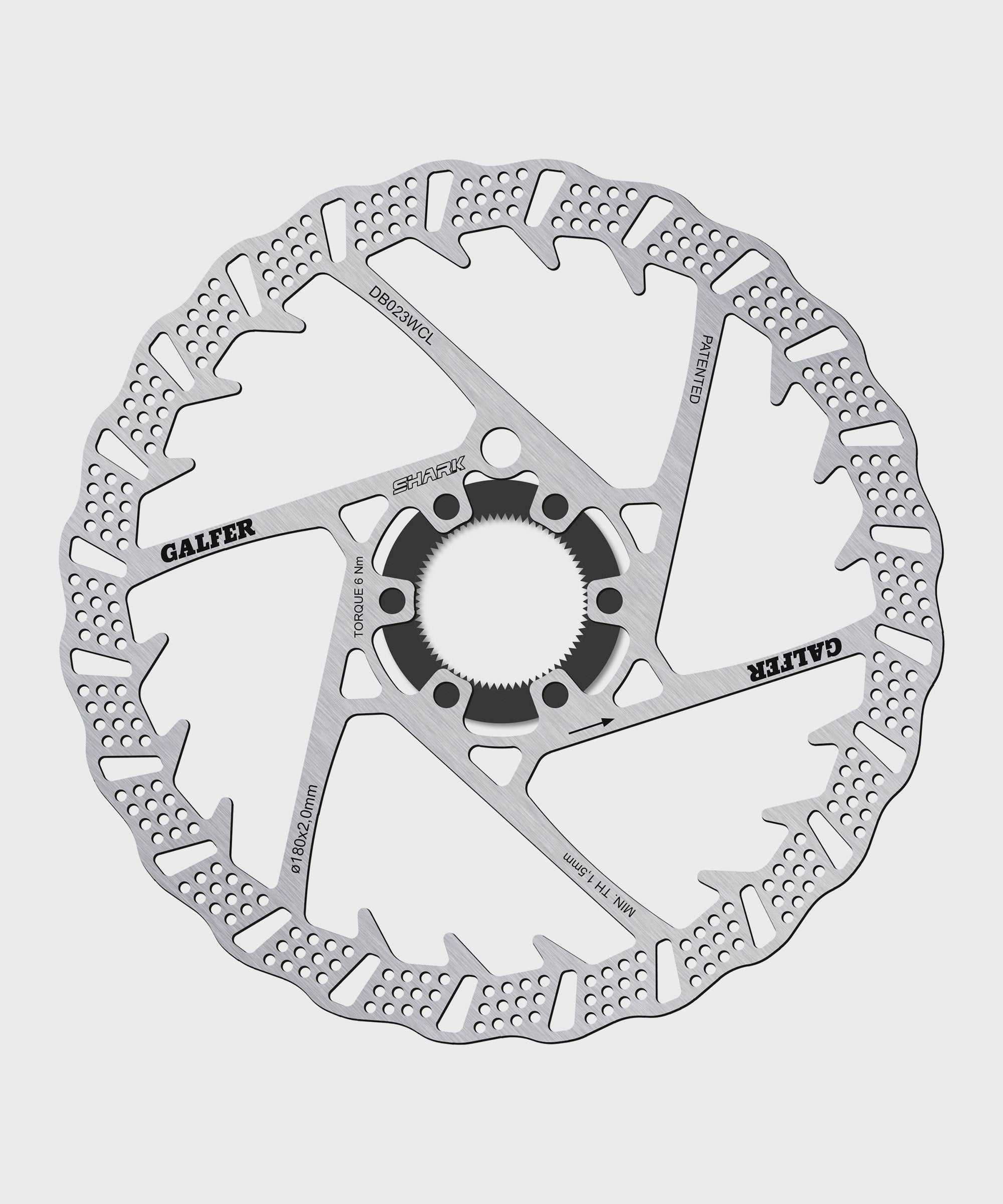 Galfer Shark Disc Rotor  | Power2Cycle Centerlock