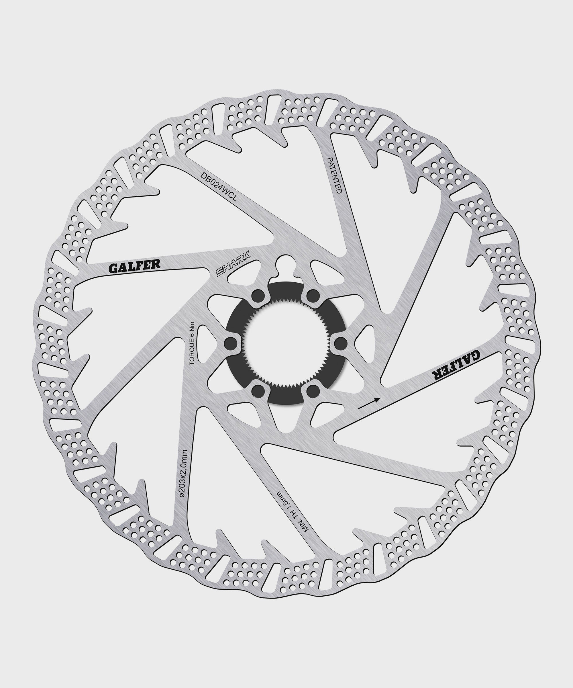 Galfer Shark Disc Rotor  | Power2Cycle Centerlock