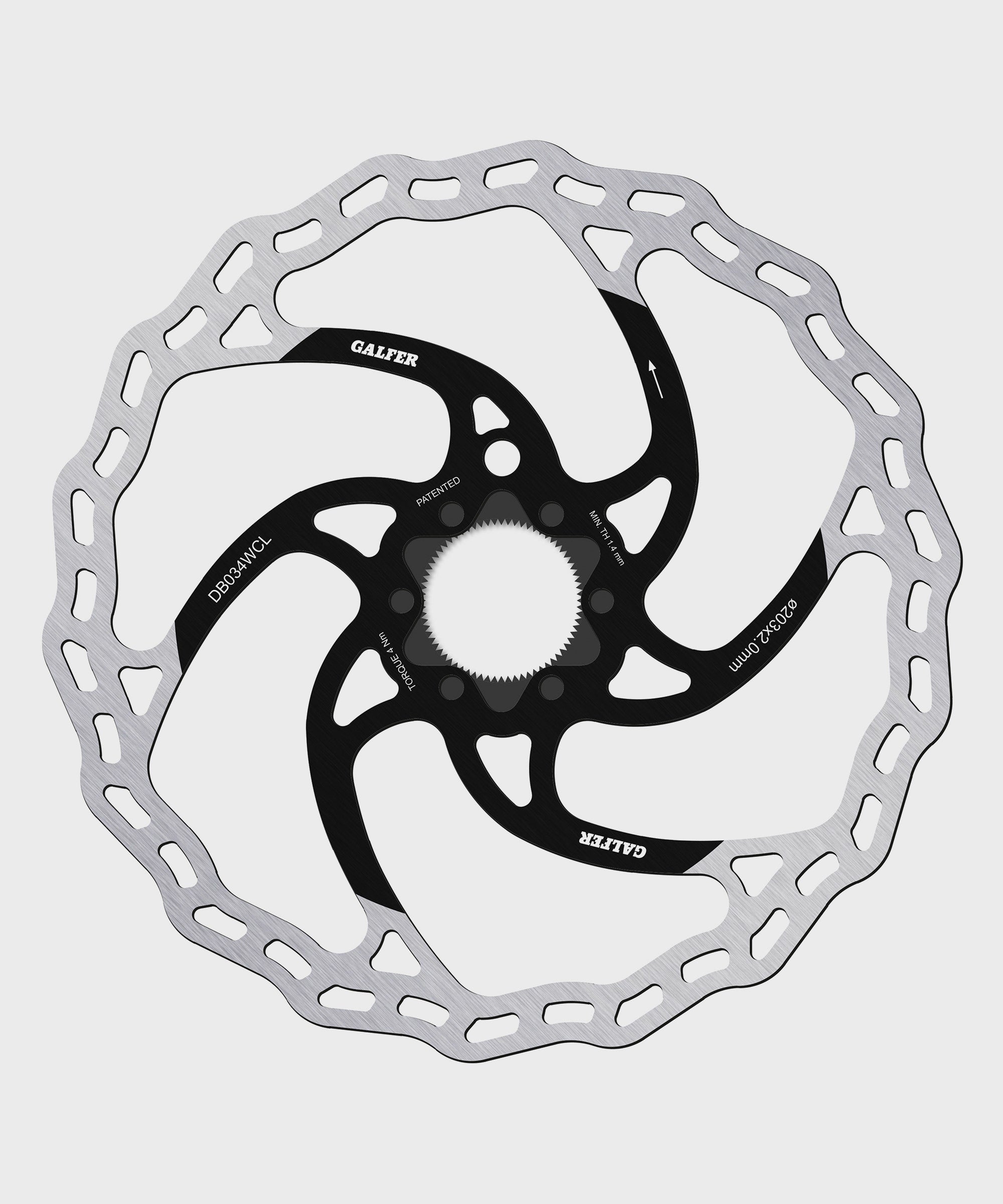Galfer Wave Disc Rotor  | Power2Cycle Centerlock  | Power2Cycle