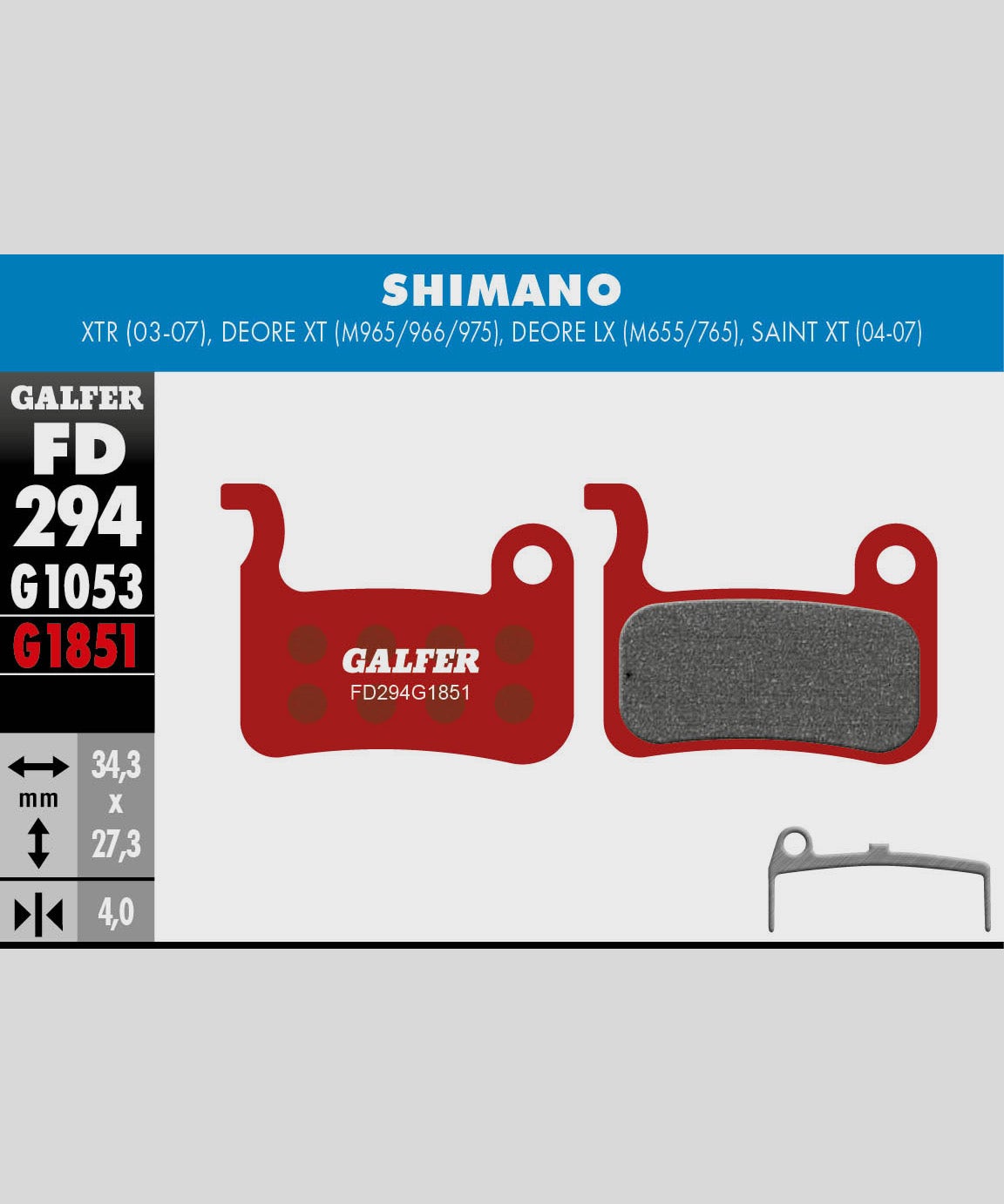 Galfer Advanced Bike Disc Brake Pad  | Power2Cycle