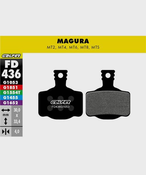 Galfer Standard Bike Disc Brake Pad  | Power2Cycle 30 Sets  | Power2Cycle