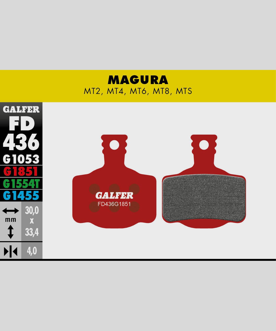 Galfer Advanced Bike Disc Brake Pad  | Power2Cycle