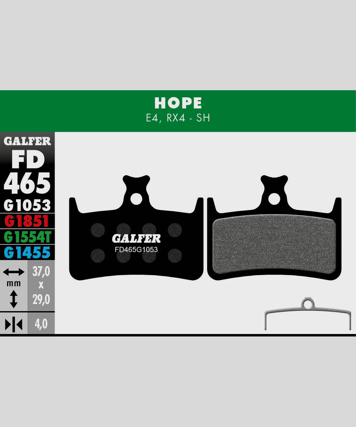 Galfer Standard Bike Disc Brake Pad  | Power2Cycle