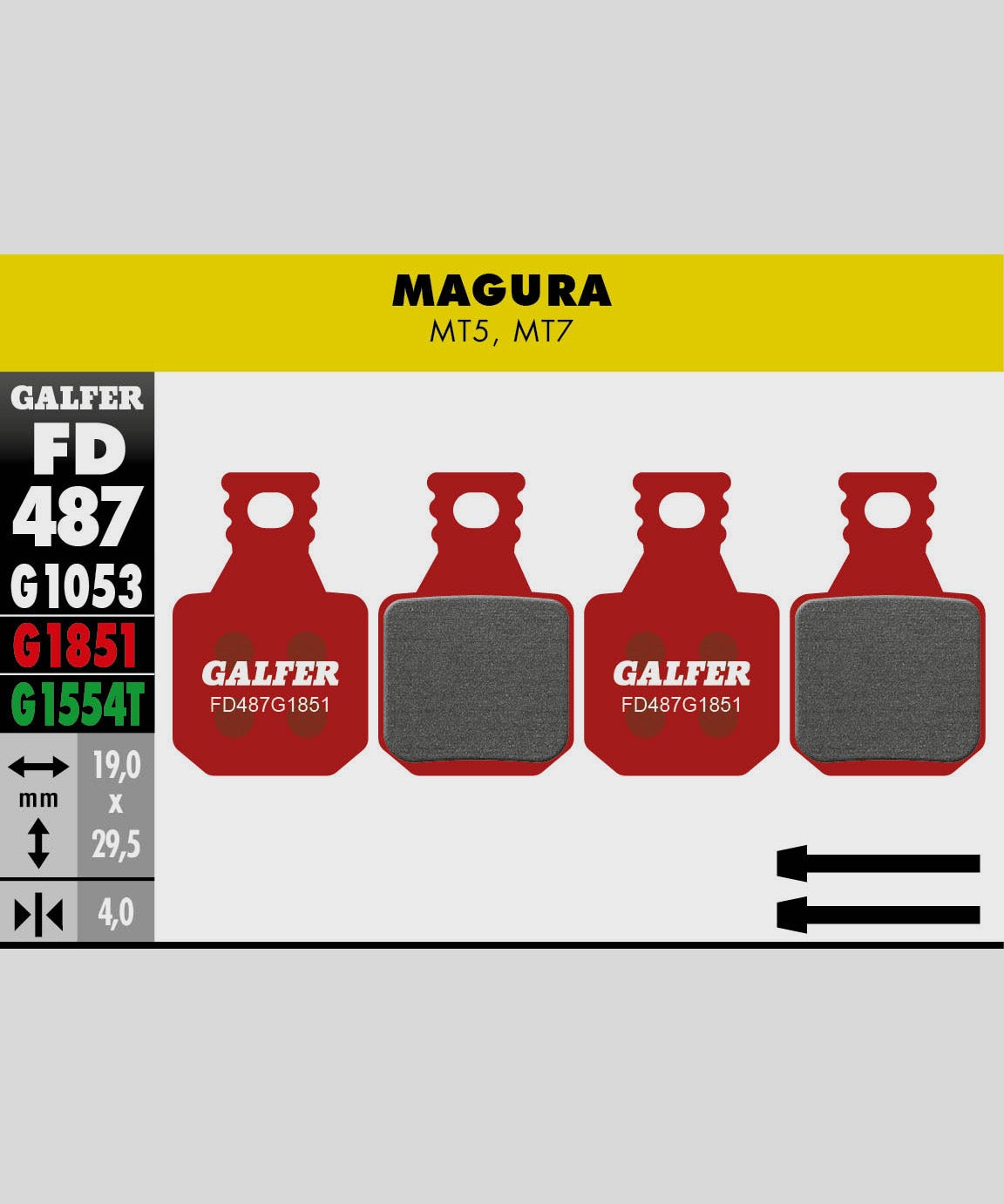 Galfer Advanced Bike Disc Brake Pad  | Power2Cycle