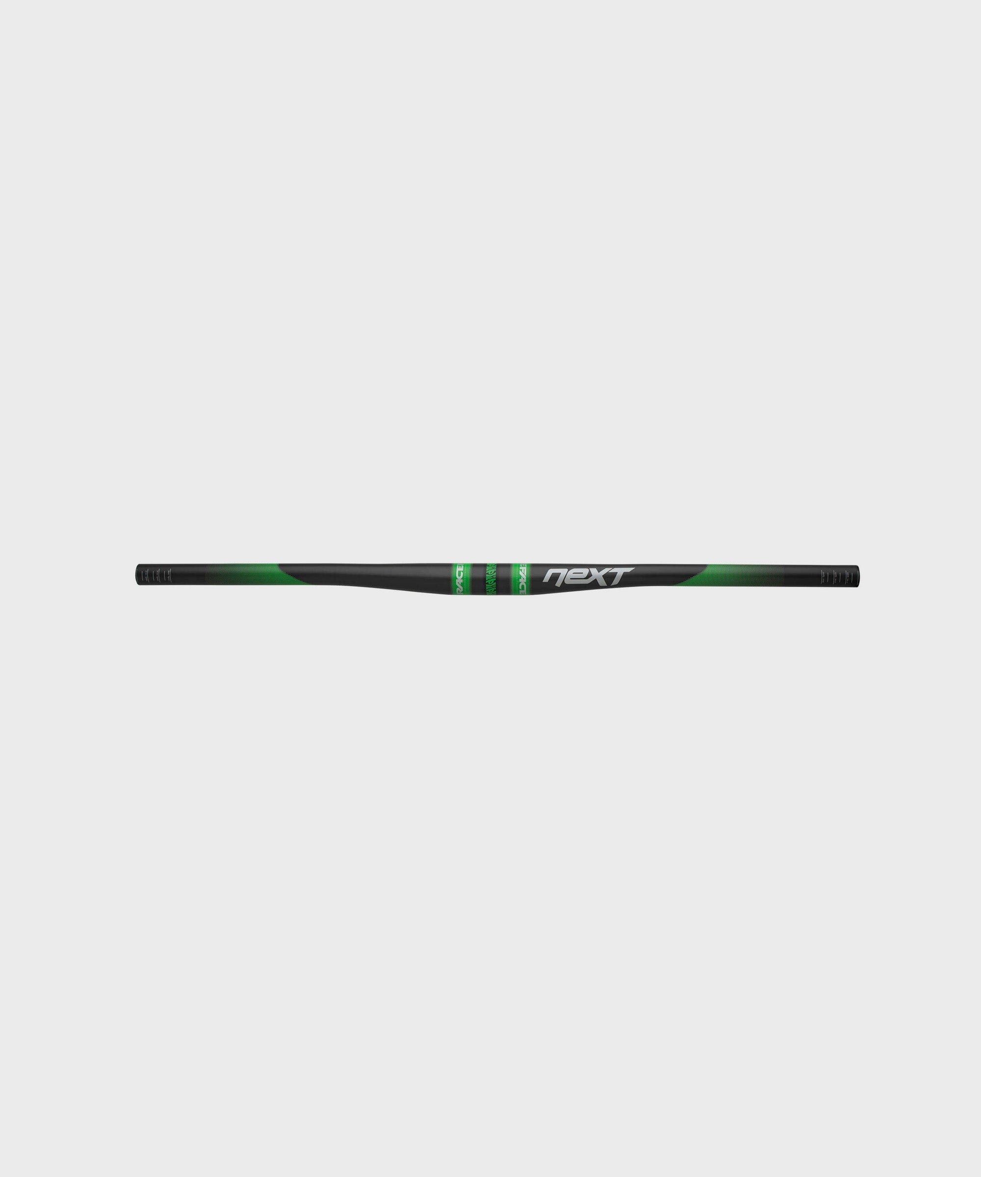 "Race Face Next Handlebar  | Power2Cycle 31.8mm  | Power2Cycle 1/4" Rise Black / Green"