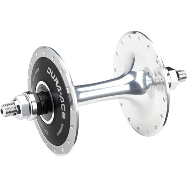 Shimano Dura | Power2CycleAce Track 7600 Dura | Power2CycleAce large flange front Track hub, 32 hole