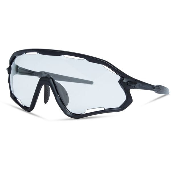 Madison Eyewear Code Breaker Matt Black Sunglasses  | Power2Cycle Clear Lens