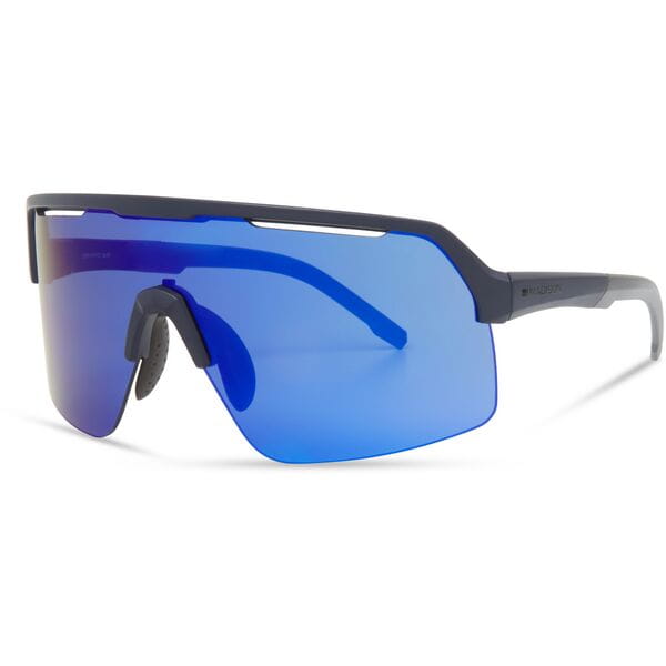 Madison Eyewear Crypto Air Ink Navy Sunglasses  | Power2Cycle 3 Lens Pack  | Power2Cycle Blue Mirror / Amber / Clear