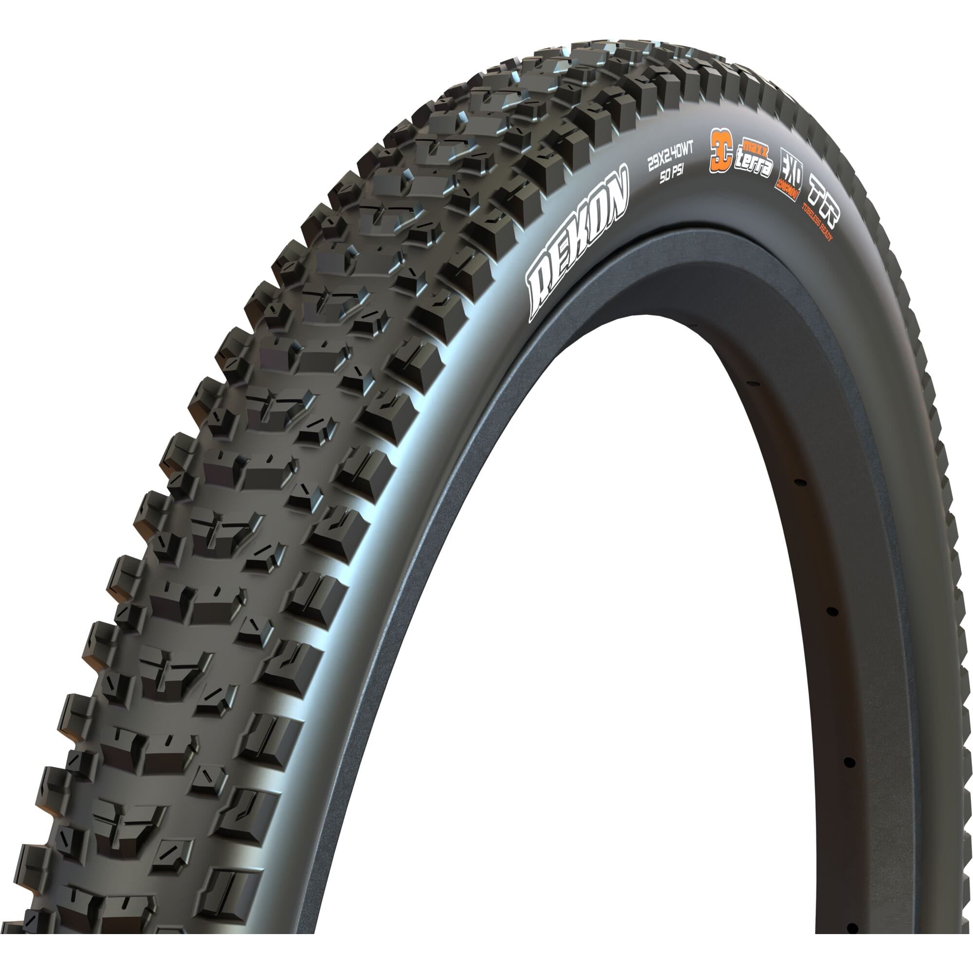 Maxxis Rekon 29x2.40 WT 60 TPI Folding 3C MaxxTerra EXO+ Tubeless Tyre
